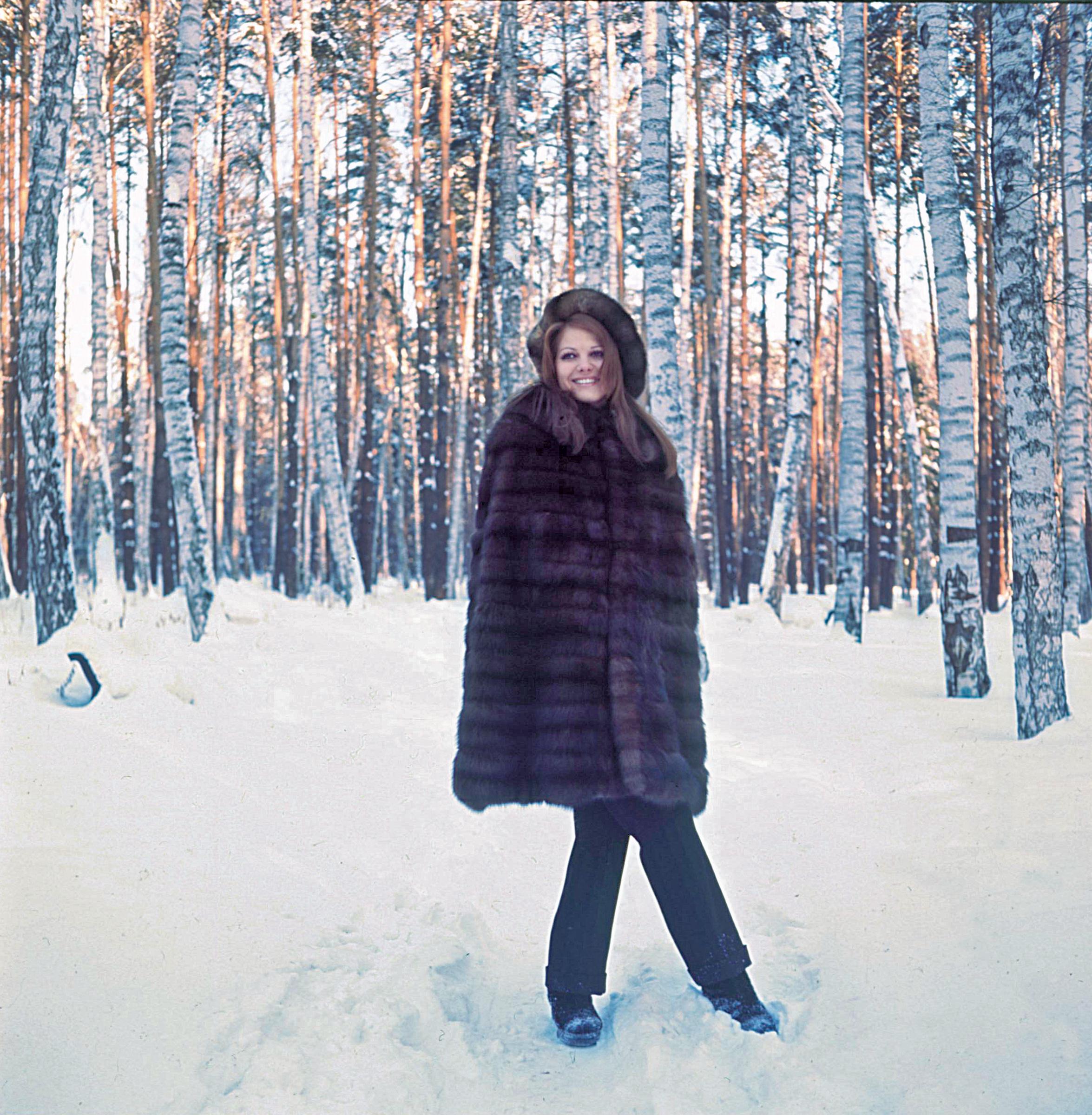 Claudia Cardinale in the capital of the Soviet Union on March 1, 1969, in Moscow, Russia. | Source: Getty Images