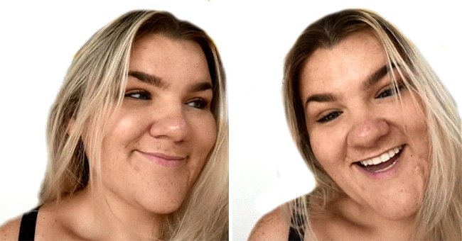 A woman shows viewers the messages between her and a Bumble match in which he fat shames her | Photo: TikTok/dilemma.rec