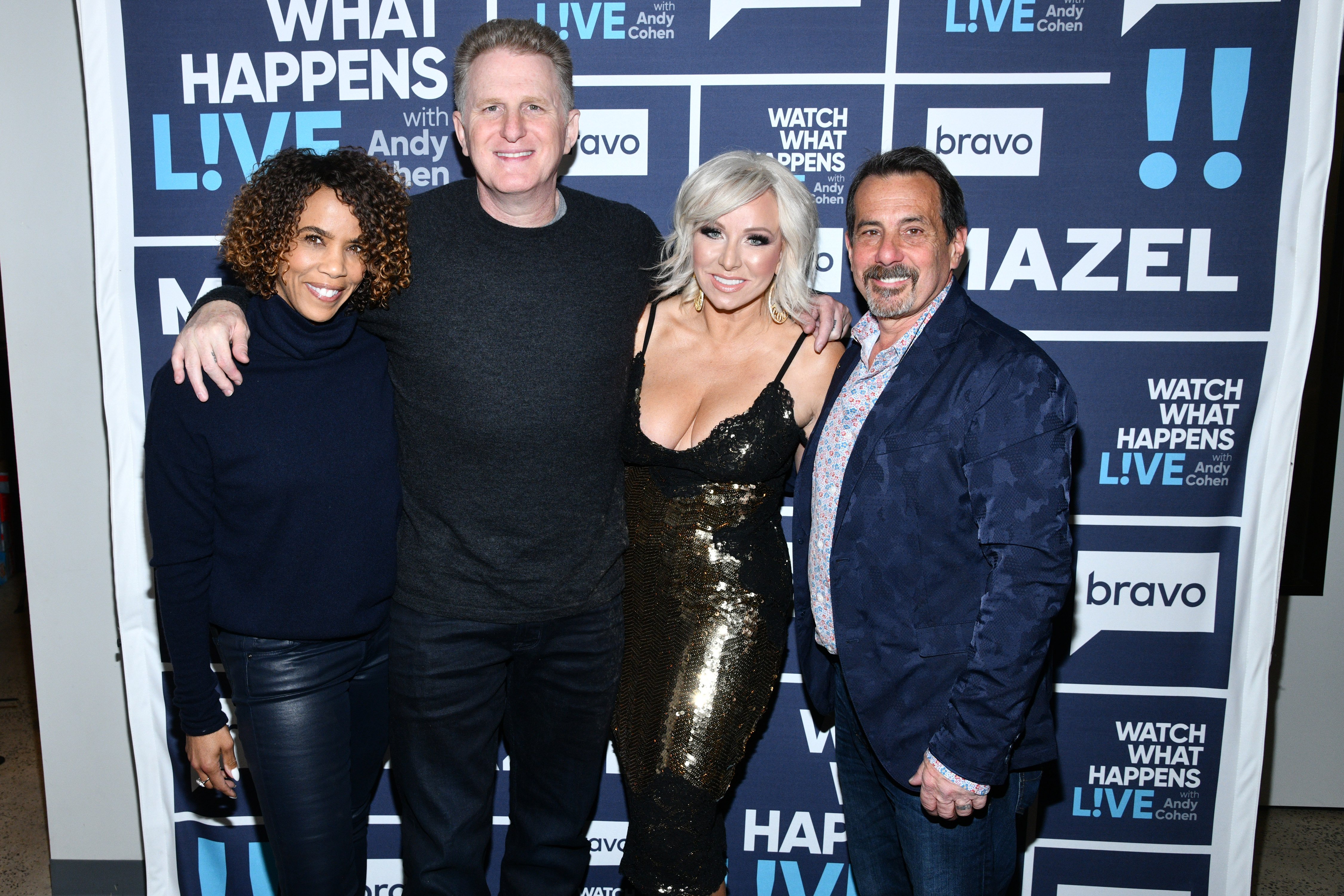(L-R) Kebe Dunn, Michael Rapaport, Margaret Josephs, and Joe Benigno are pictured on Episode 17037 of "Watch What Happens Live With Andy Cohen" | Source: Getty Images