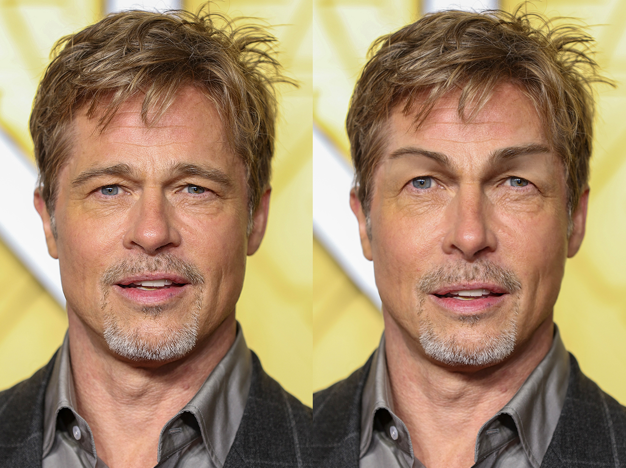 The real Brad Pitt vs Ideal self | Source: Getty Images