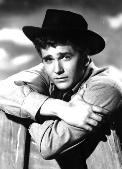  Michael Landon wearing a cowboy hat for his role in the TV series 'Bonanza' in 1960. | Source: Getty Images.