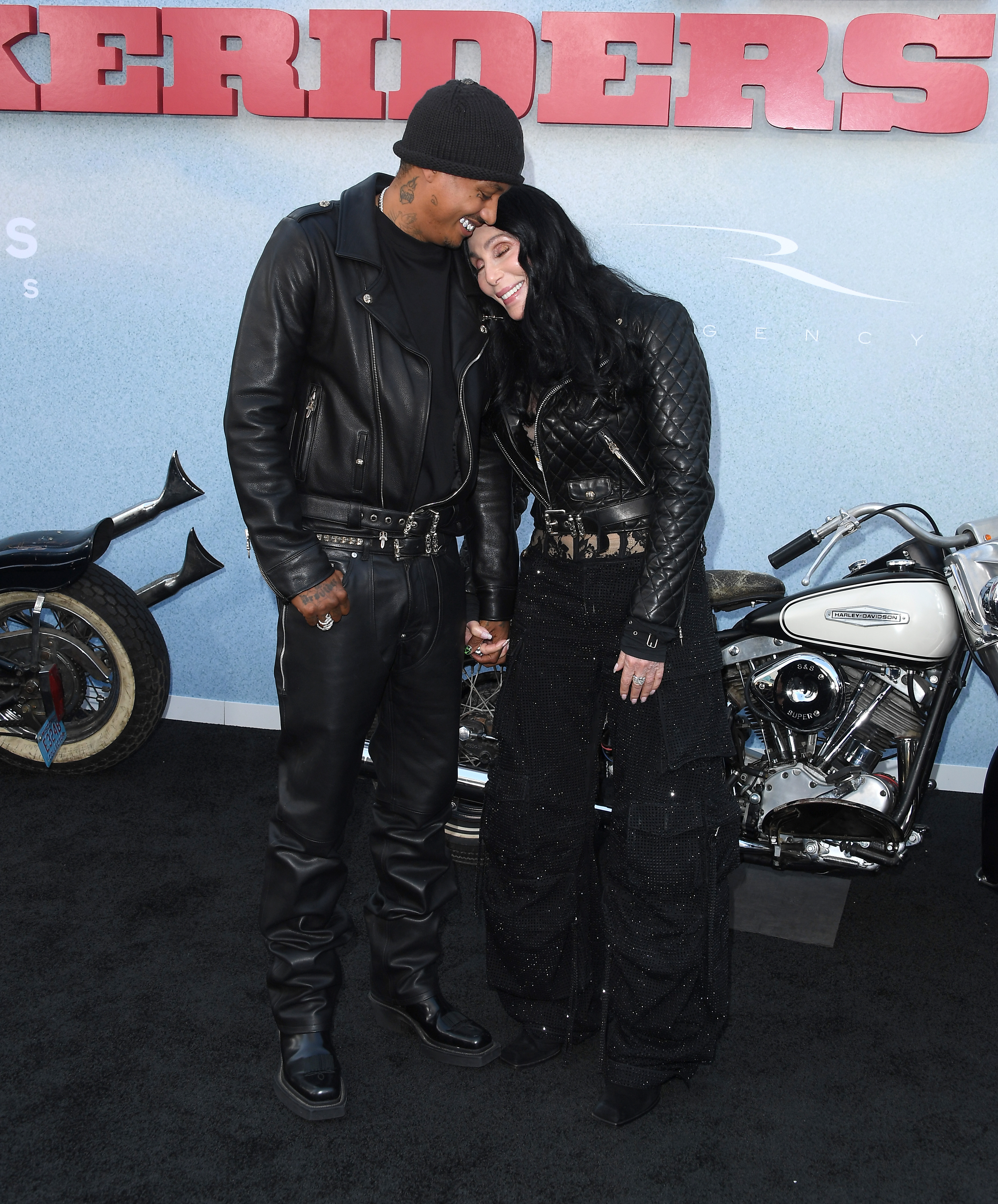 Alexander Edwards and Cher arrives at the Los Angeles premiere of "The Bikeriders" at TCL Chinese Theatre on June 17, 2024, in Hollywood, California. | Source: Getty Images
