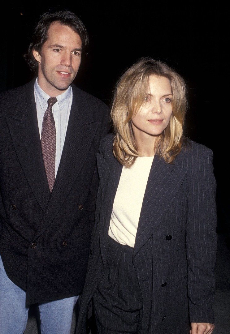 Michelle Pfeiffer and her husband David Kelley at "The Substance of Fire" Opening Night Play Performance on January 21, 1993. | Source: Getty Images