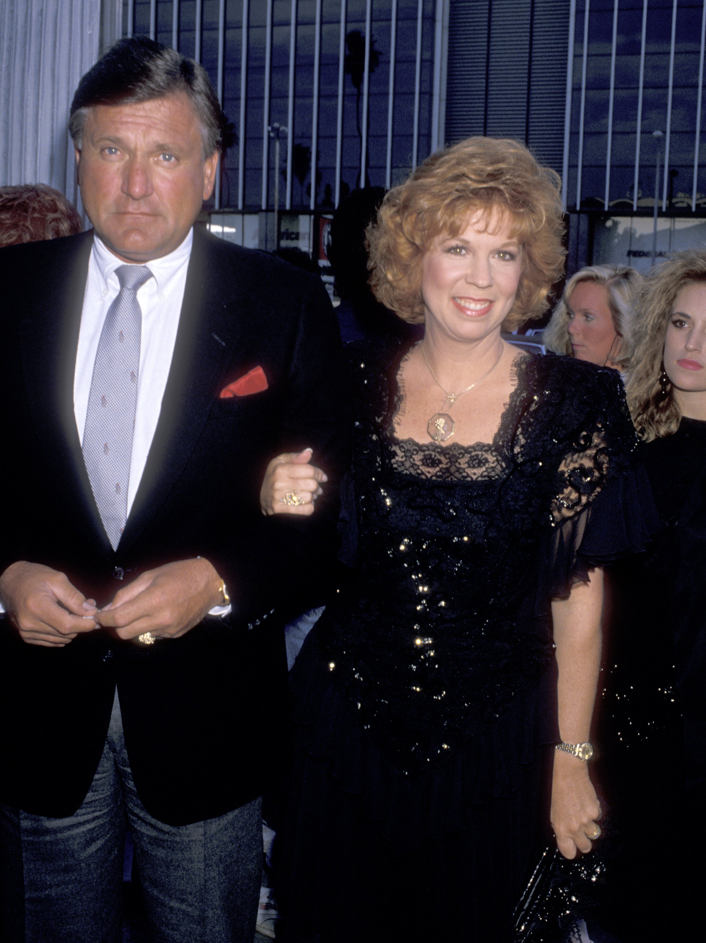 Vicki Lawrence with husband make-up artist Alvin Schultz during the Third Annual American Comedy Awards on May 23, 1989 at Hollywood Palladium in Hollywood, California. / Source: Getty Images