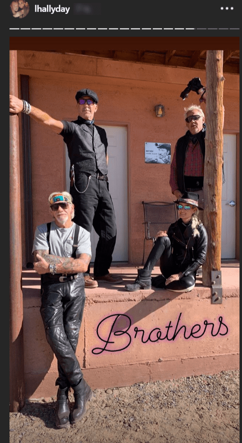Laeticia Hallyaday pendant son road trip aux Etats-Unis en compagnie de Philippe Fatien, Pierre Billon et Fabrice Le Ruyet | Source : Instagram/lhallyday Laeticia Hallyaday pendant son road trip aux Etats-Unis en compagnie de Philippe Fatien, Pierre Billon et Fabrice Le Ruyet | Source : Instagram/lhallyday