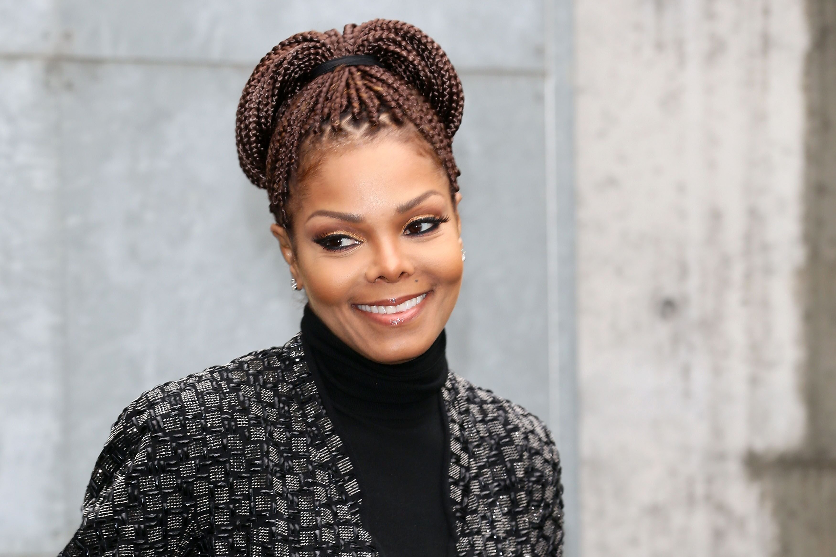 Janet Jackson attends the Giorgio Armani fashion show as part of Milan Fashion Week Womenswear Fall/Winter 2013/14 on February 25, 2014 in Milan, Italy | Photo: Getty Images