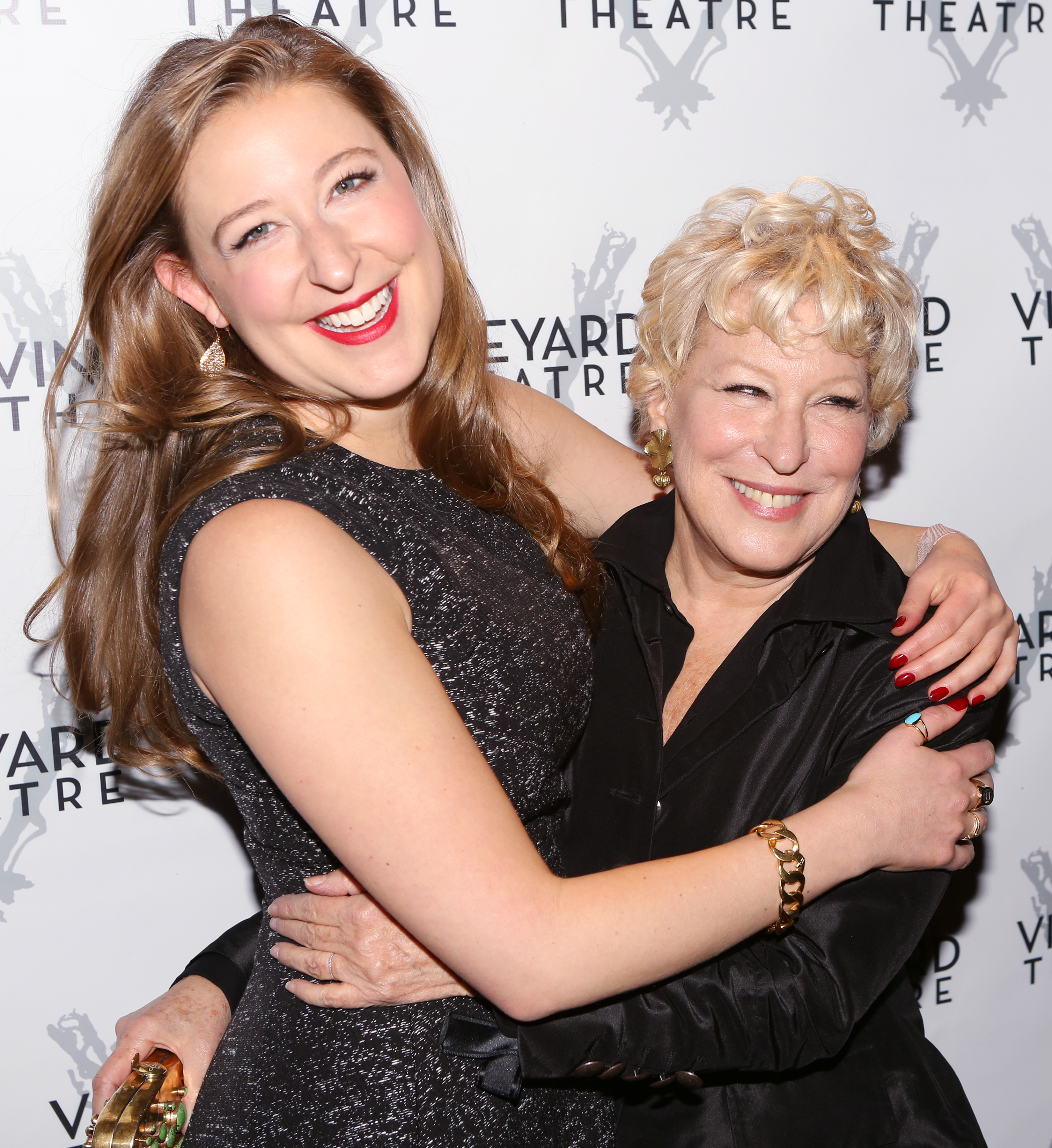 Sophie von Haselberg and Bette Midler at the Off-Broadway opening Night Performance After Party for "Billy & Ray" in New York City, 2014 | Source: Getty Images