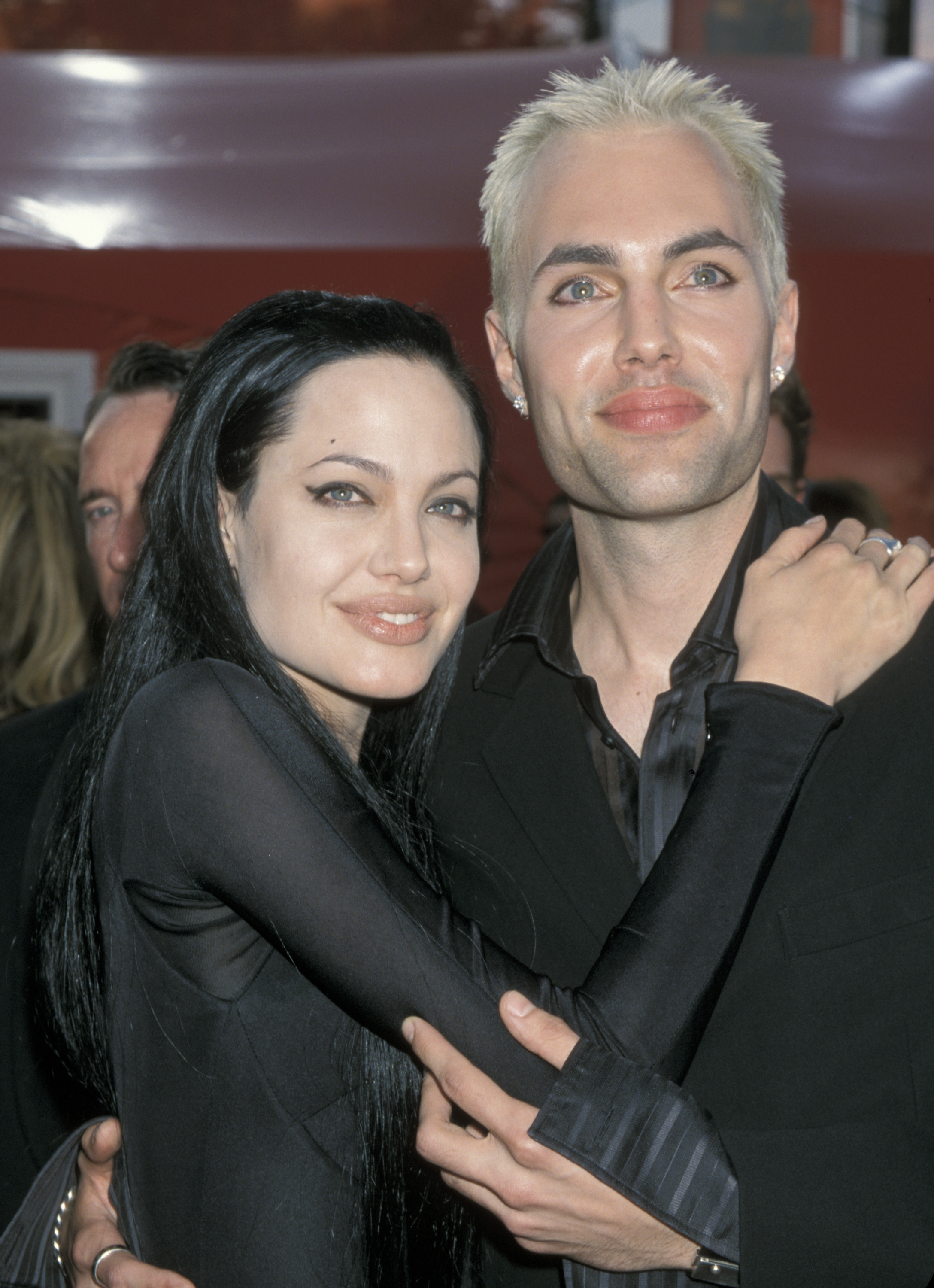 Angelina Jolie and James Haven in Beverly Hills, 2000. | Source: Getty Images