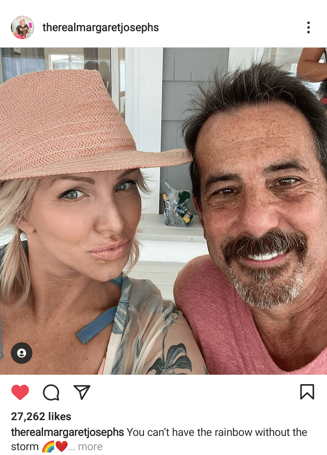 Margaret Josephs and her husband Joe Benigno | Photo: Instagram/therealmargaretjosephs