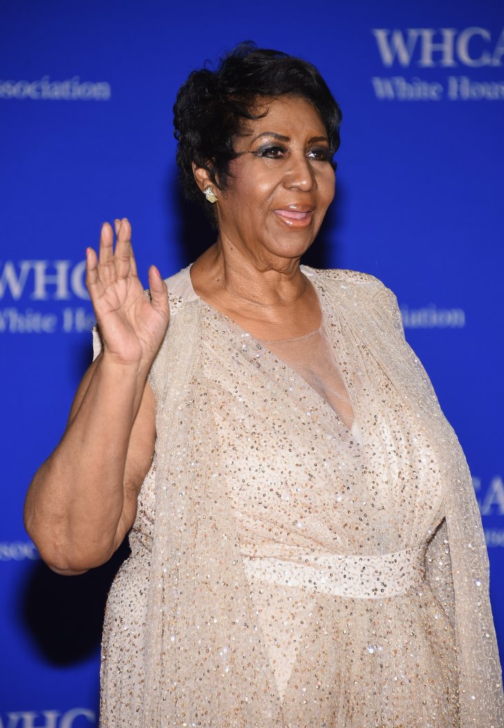 Aretha Franklin at the 102nd White House Correspondents' Association Dinner on April 30, 2016 in Washington, DC. |Photo: Getty Images