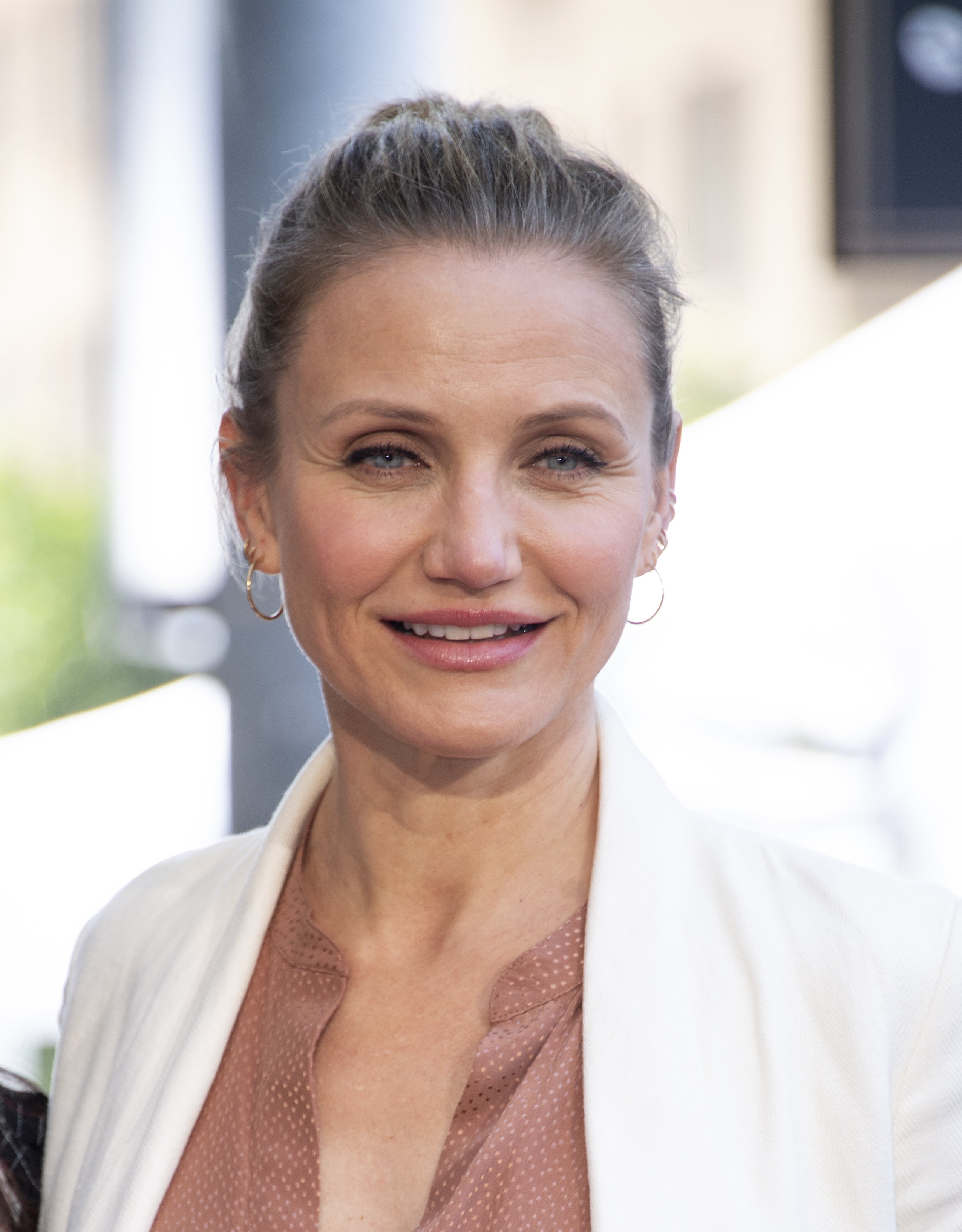 Cameron Diaz at Lucy Liu's Walk of Fame ceremony on May 1, 2019, in Hollywood | Source: Getty Images