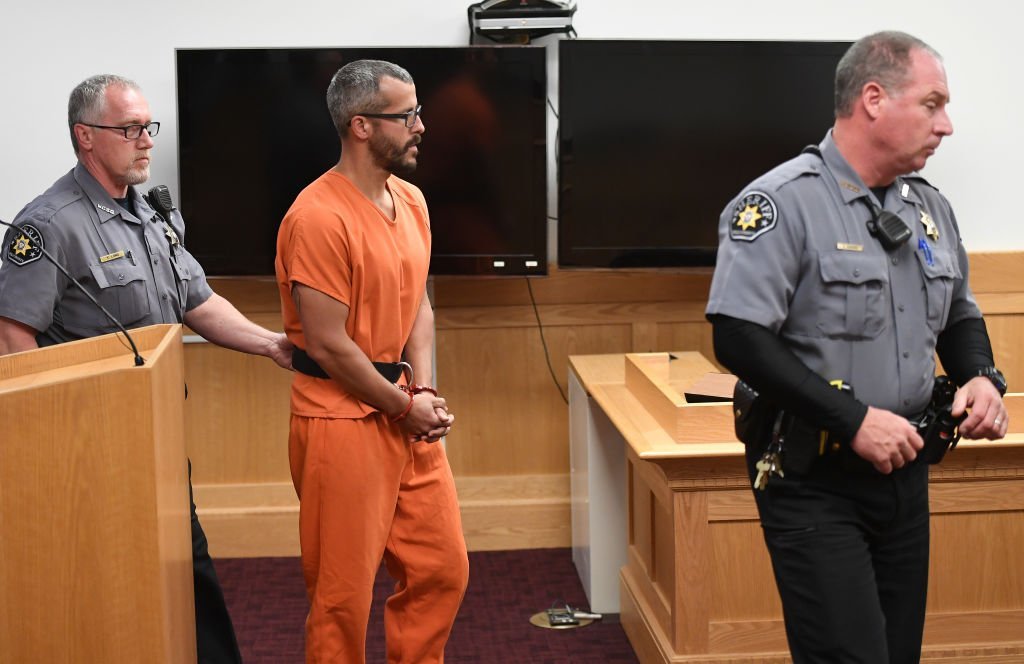 Chris Watts appearing in court for the alleged murder of his family | Photo: Getty Images