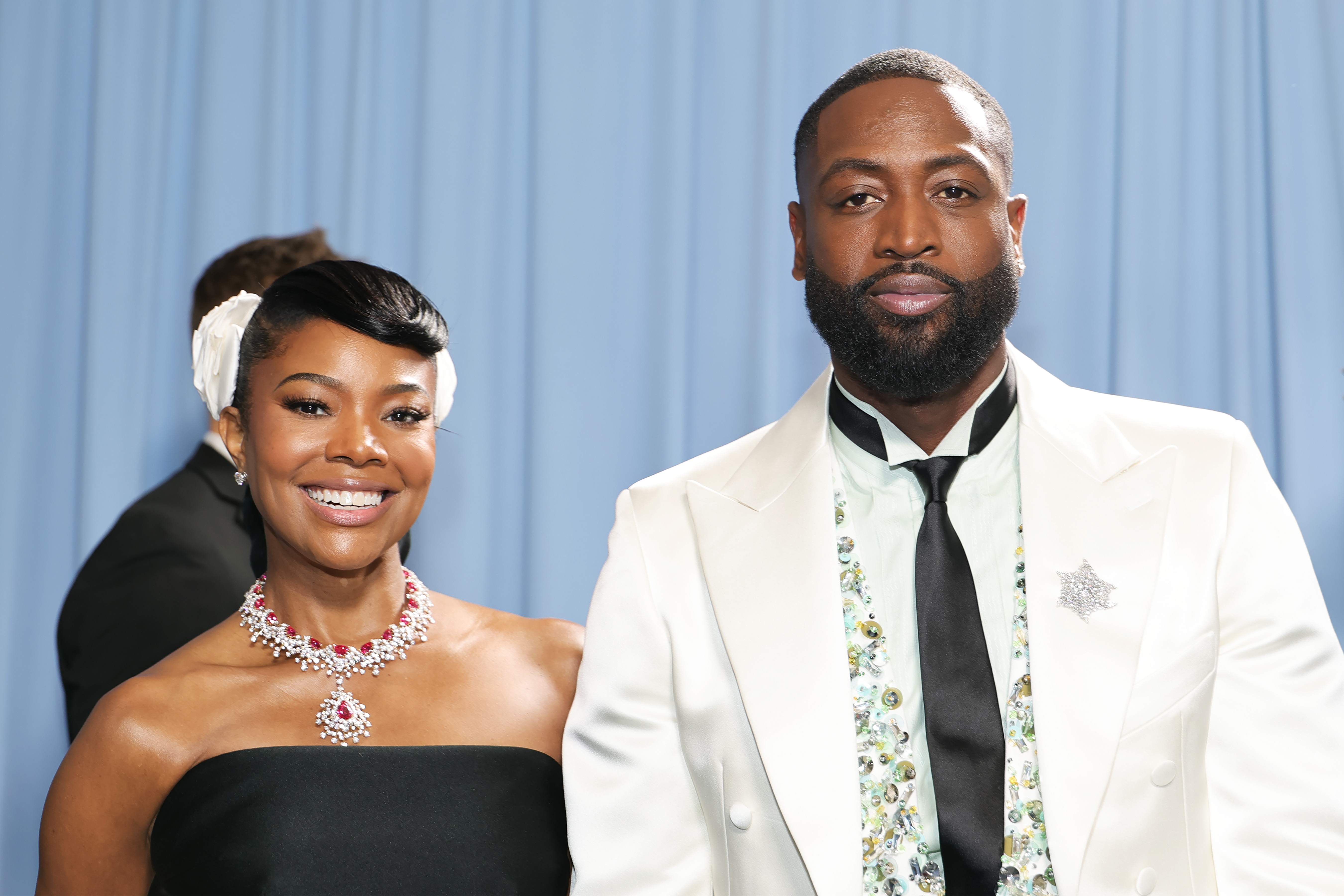 Gabrielle Union and Dwayne Wade attend the Met Gala Celebrating "Superfine: Tailoring Black Style" on May 5, 2025, in New York City. | Source: Getty Images