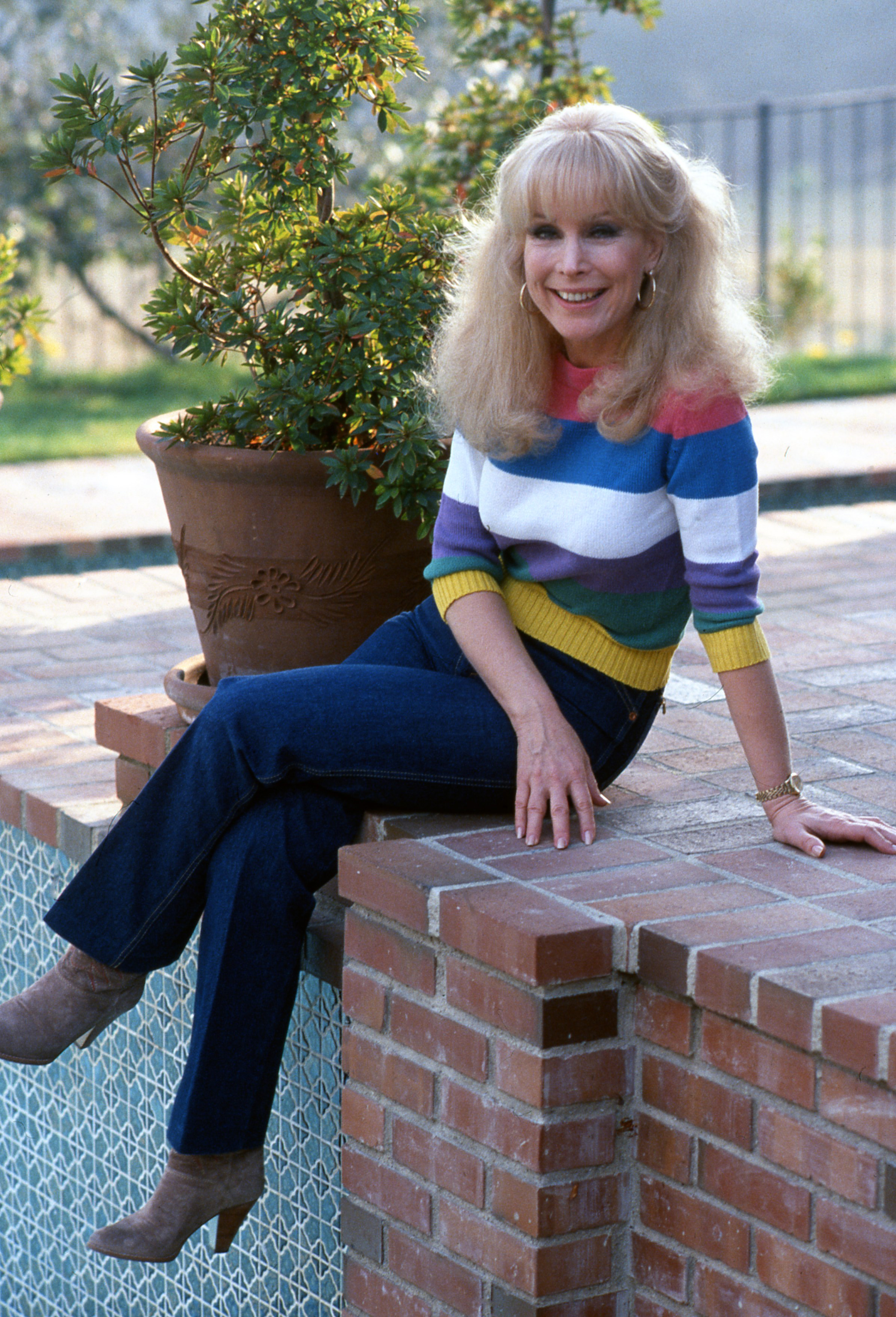 Barbara Eden poses for a portrait in 1980 in Los Angeles, California. | Source: Getty Images