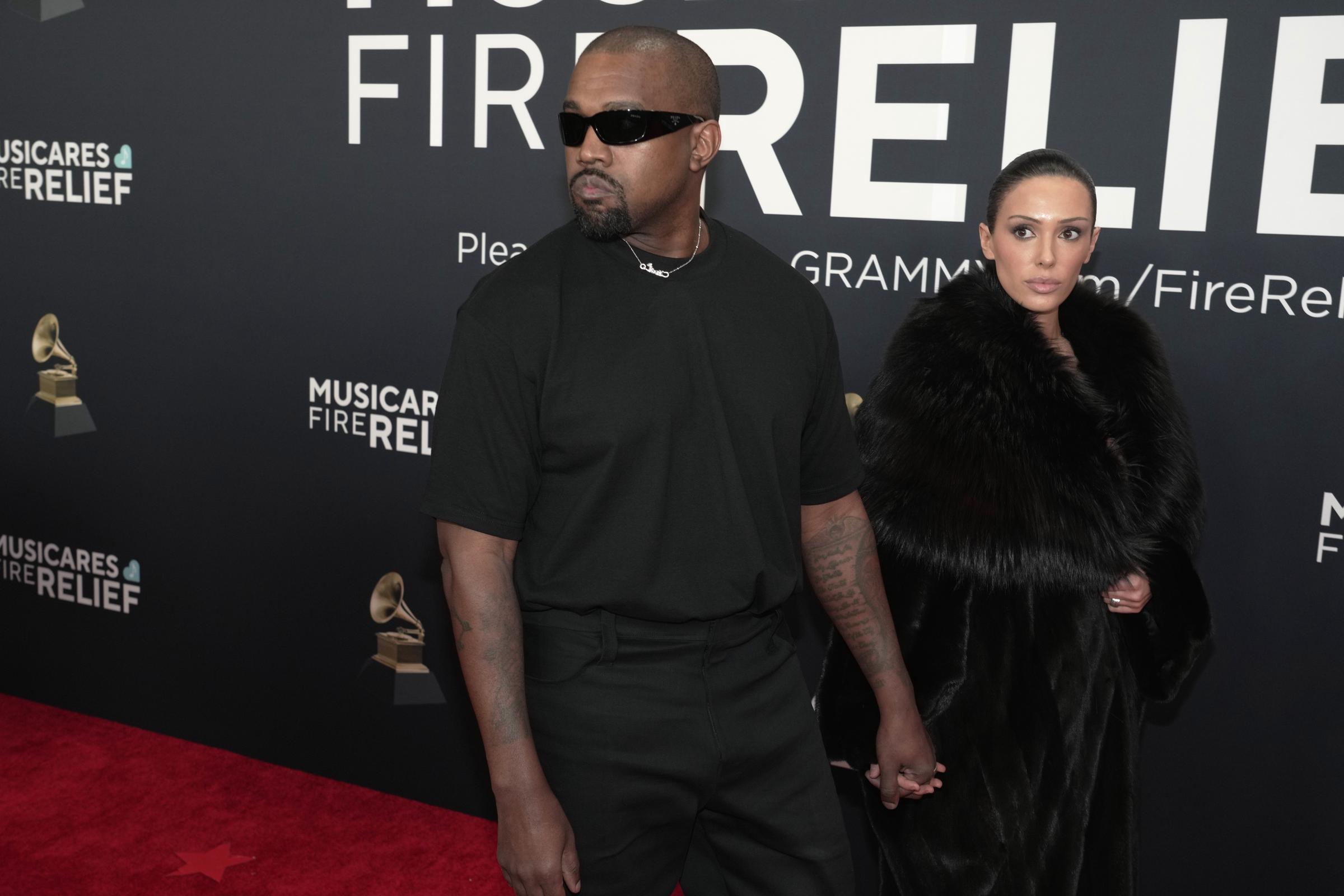 Kanye West and Bianca Censori attend the 67th GRAMMY Awards at Crypto.com Arena on February 2, 2025, in Los Angeles, California | Source: Getty Images