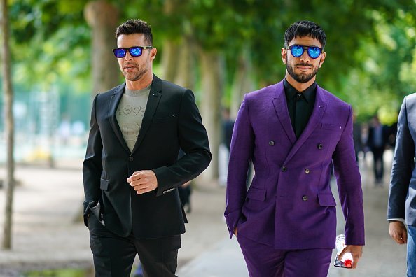  Ricky Martin and Jwan Yosef  during Paris Fashion Week in Paris, France.| Photo: Getty Images.