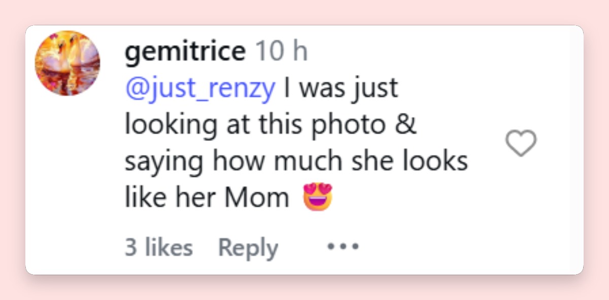 One fan's reaction echoed a common theme throughout the comments, as many followers said the birthday photo highlighted just how much Sasha resembles her mother. | Source: Instagram/michelleobama