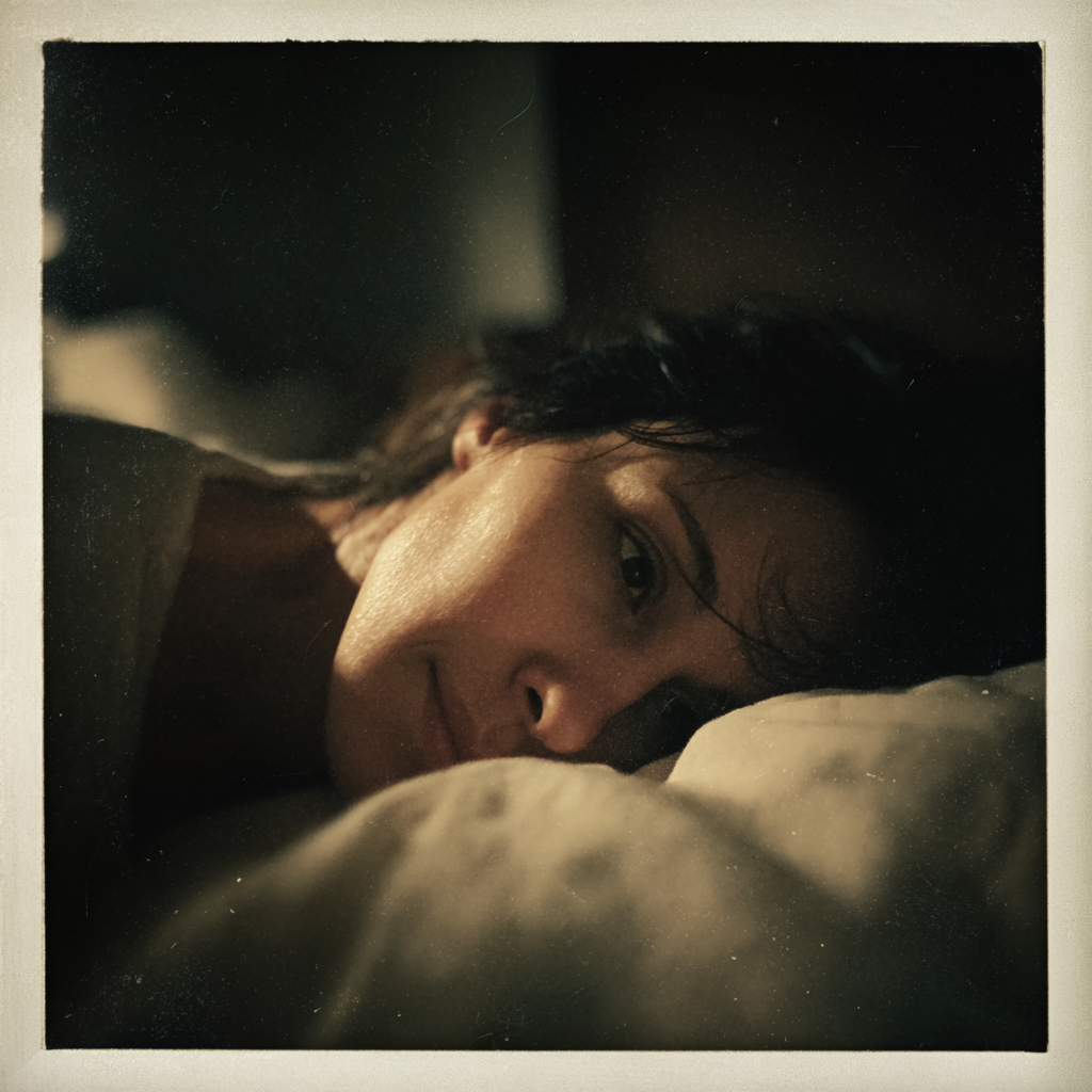 An ill woman lying on her bed | Source: Midjourney