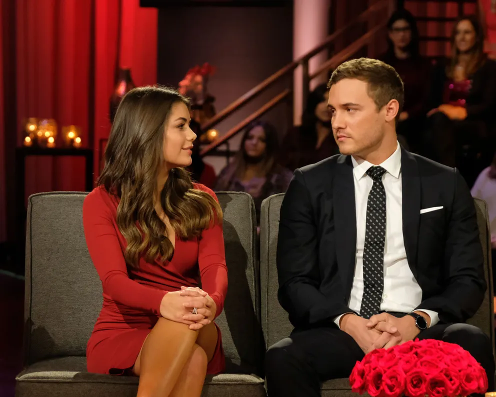 Peter Weber and Hannah Ann during the second night of the Season 24 finale of "The Bachelor" | Source: Gettty Images