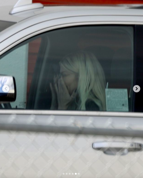Tori Spelling seen crying in her car posted on March 30, 2024 | Source: Instagram/entertainmenttonight