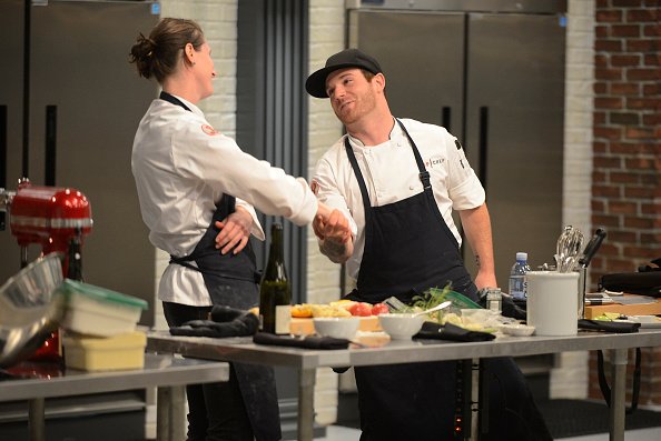 Katie Weinner and Aaron Grissom during the Season 12 of "Top Chef." | Photo: Getty Images