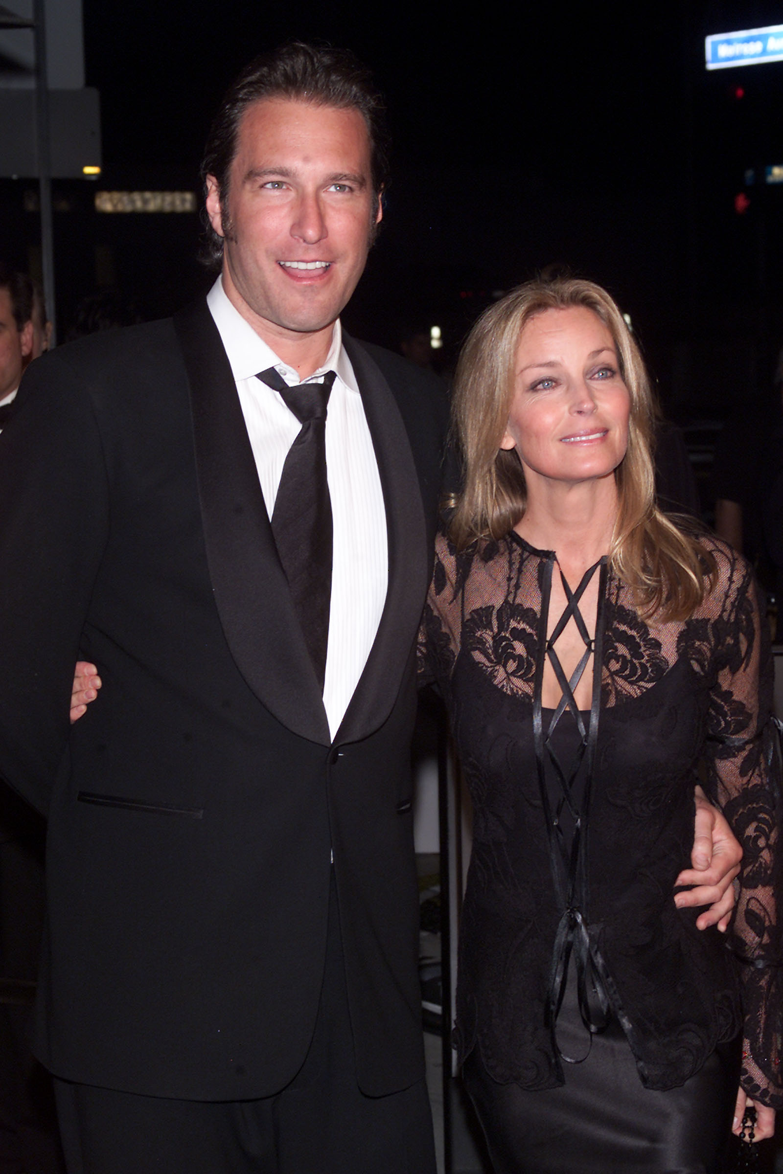 John Corbett and Bo Derek arriving at the Vanity Fair Oscar Party on March, 24 2002, in Los Angeles, California. | Source: Getty Images