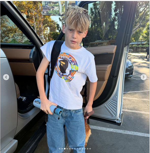 Luca Cruz, from a post dated March 20, 2025 | Source: Instagram/hilaryduff