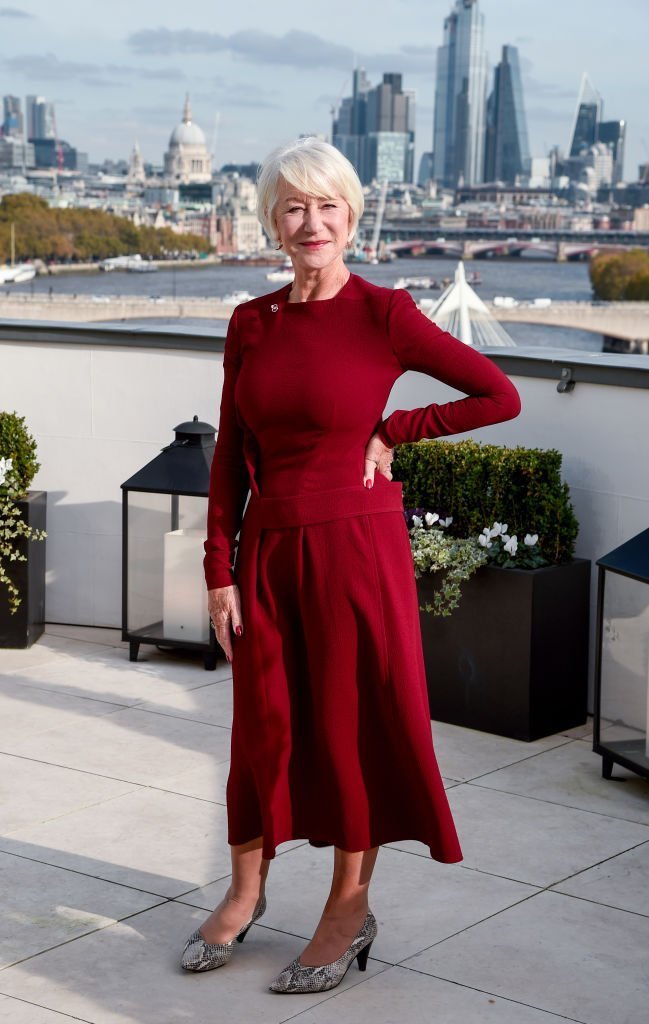 Dame Helen Mirren attends "The Good Liar" photocall at The Corinthia Hotel | Photo: Getty Images