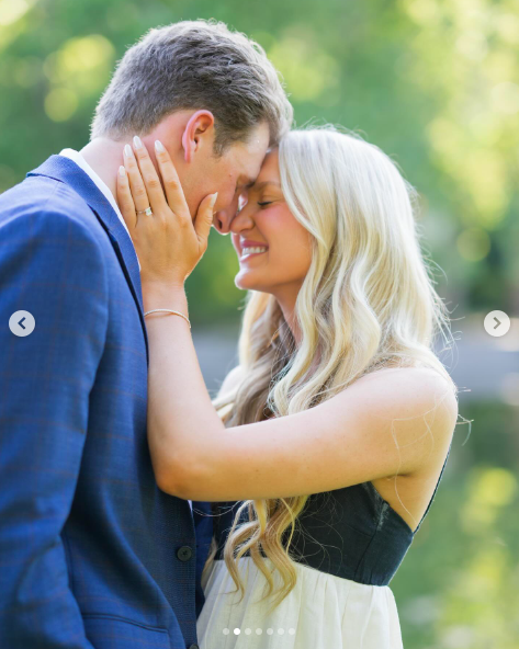 David Andersen and Paige Drummond sharing a tender moment on their engagement day, posted on August 5, 2024 | Source: Instagram/a_paige_in_my_book