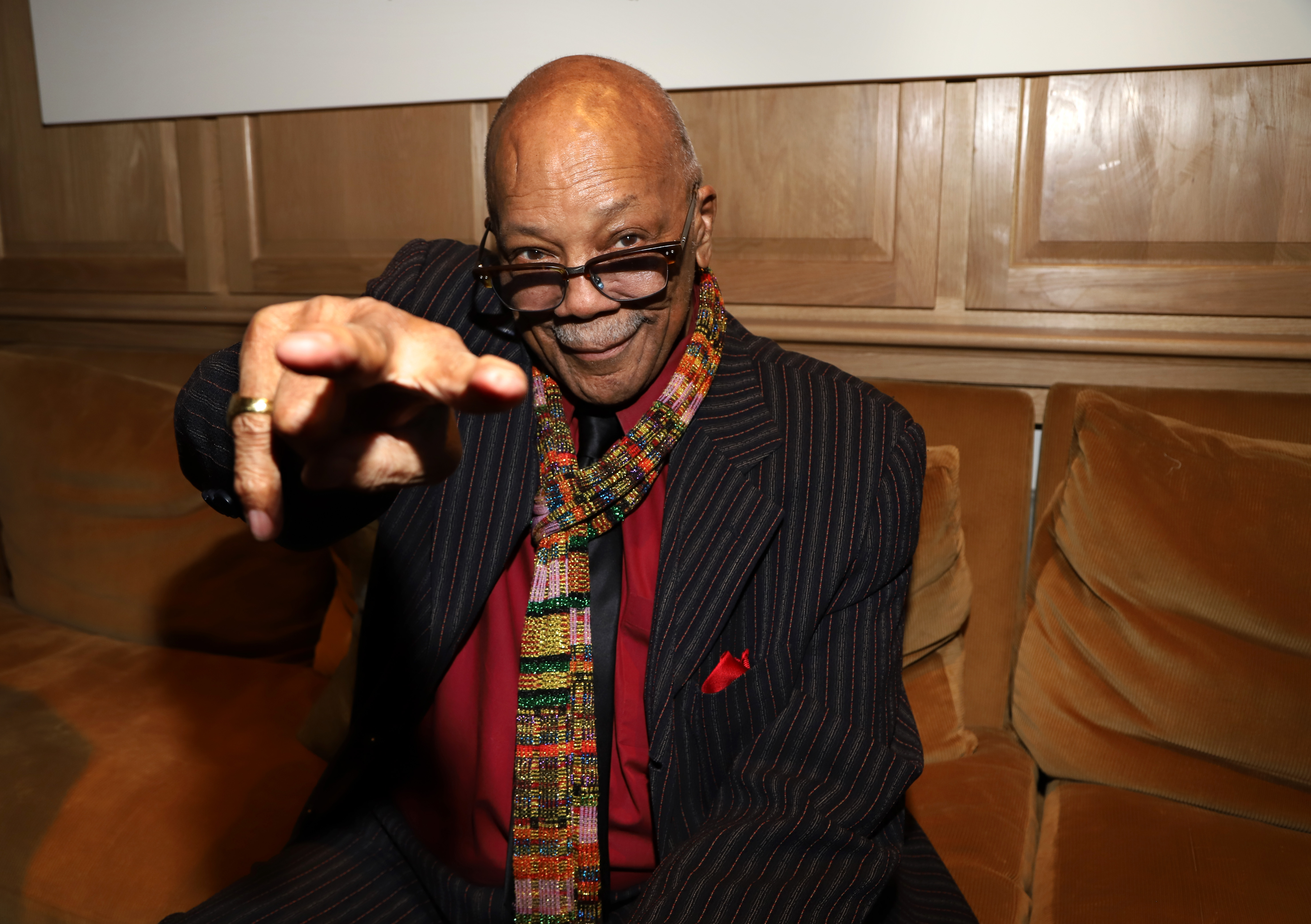 Quincy Jones on October 26, 2019, in West Hollywood, California | Source: Getty Images