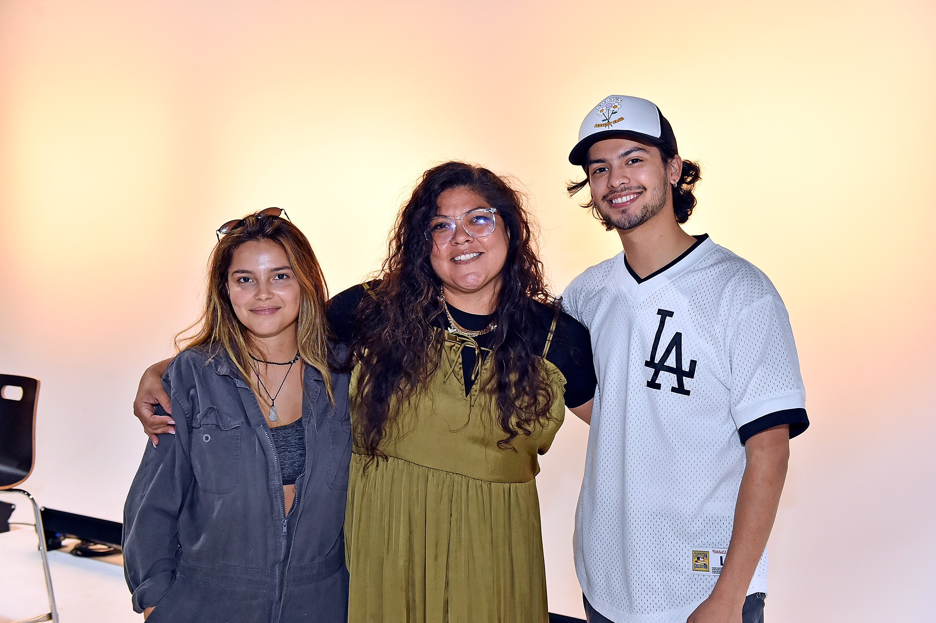 Inde Navarrette, Sean Smith of "#Whitetina" and Xolo Mariduena on August 07, 2021 in Bentonville, Arkansas | Source: Getty Images