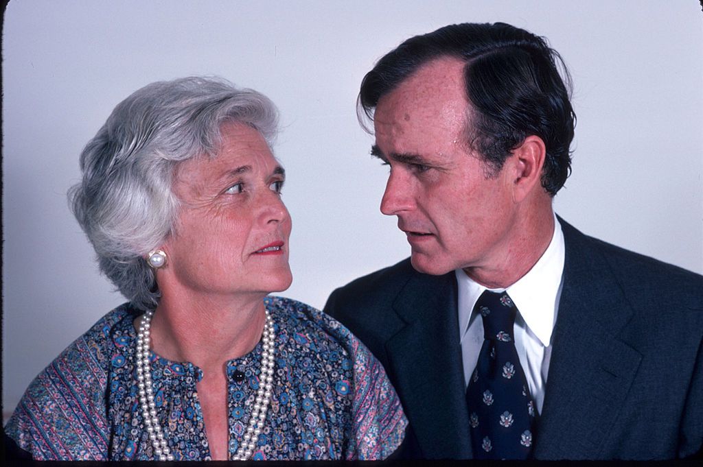 Barbara and George Bush on November 1, 1978, in Houston, Texas. | Source: Dirck Halstead/Liaison/Getty Images