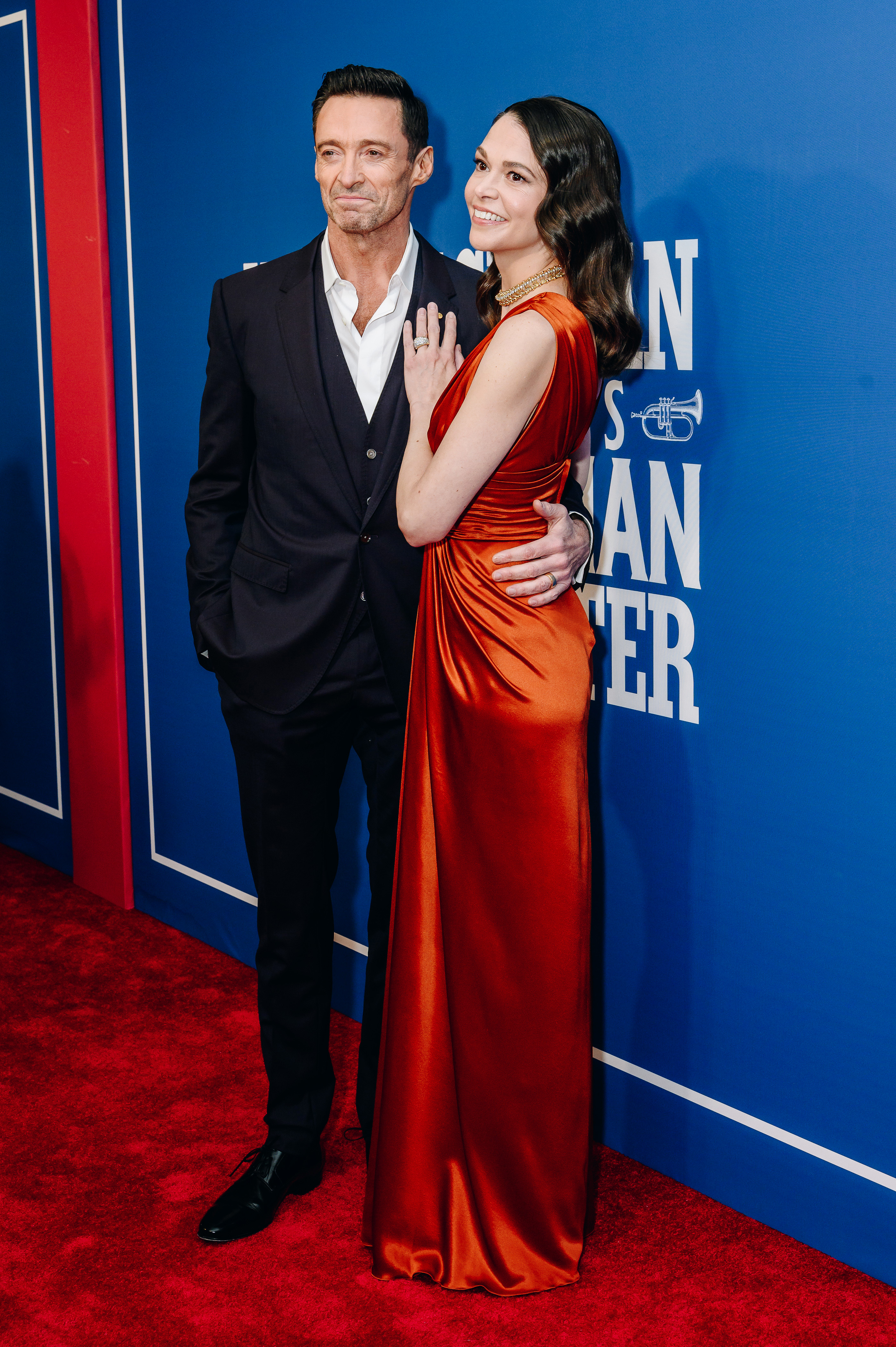 Hugh Jackman, Sutton Foster at "The Music Man" Broadway Opening held at the Winter Garden Theater on February 10, 2022. | Source: Getty Images