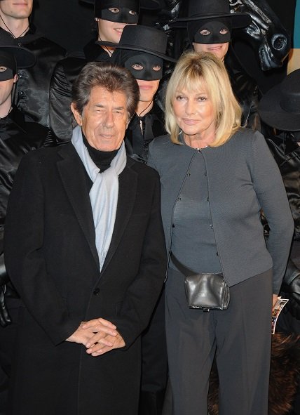 Le journaliste Philippe Gildas et sa compagne Maryse | Photo : Getty Images.