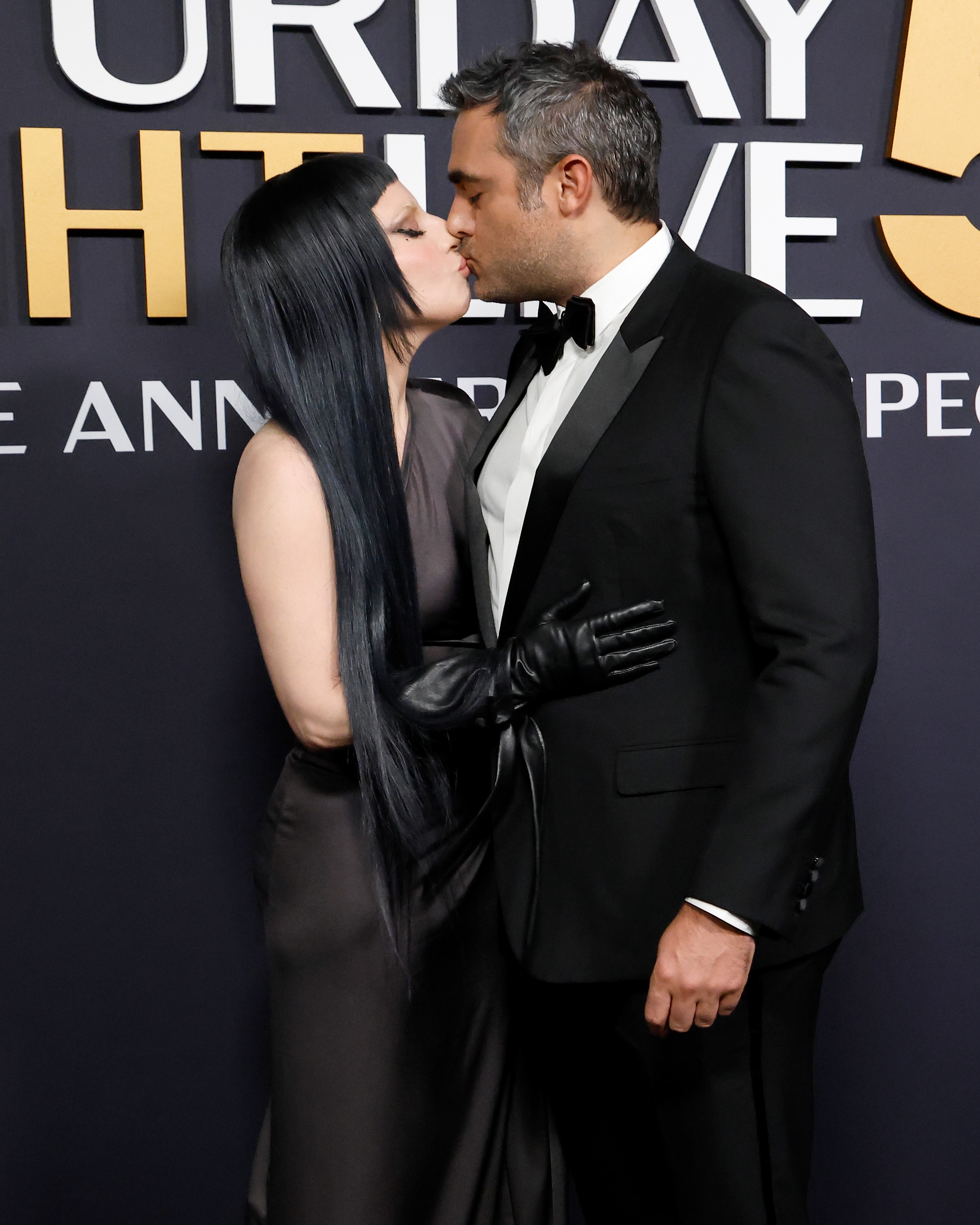 Lady Gaga and Michael Polansky at 30 Rockefeller Center in New York City | Source: Getty Images