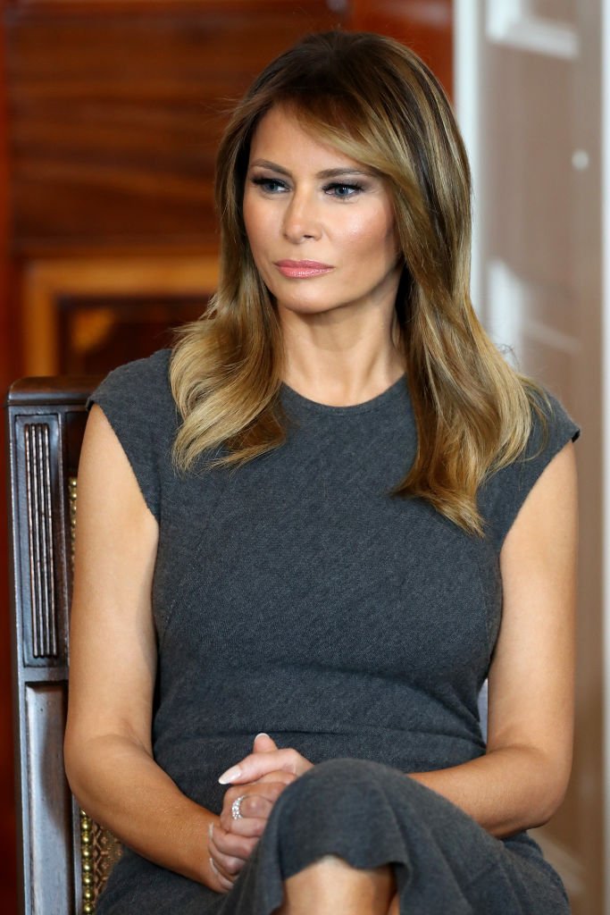 First Lady Melania Trump meets with teen age children to discuss the dangers of youth vaping at the White House | Photo: Getty Images