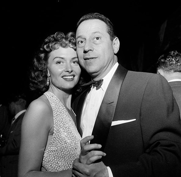 Actress Donna Reed and her husband Film Producer Tony Owen dance at the opening night for Tony Martin at the Cocoanut Grove in Los Angeles,CA. | Photo: Getty Images