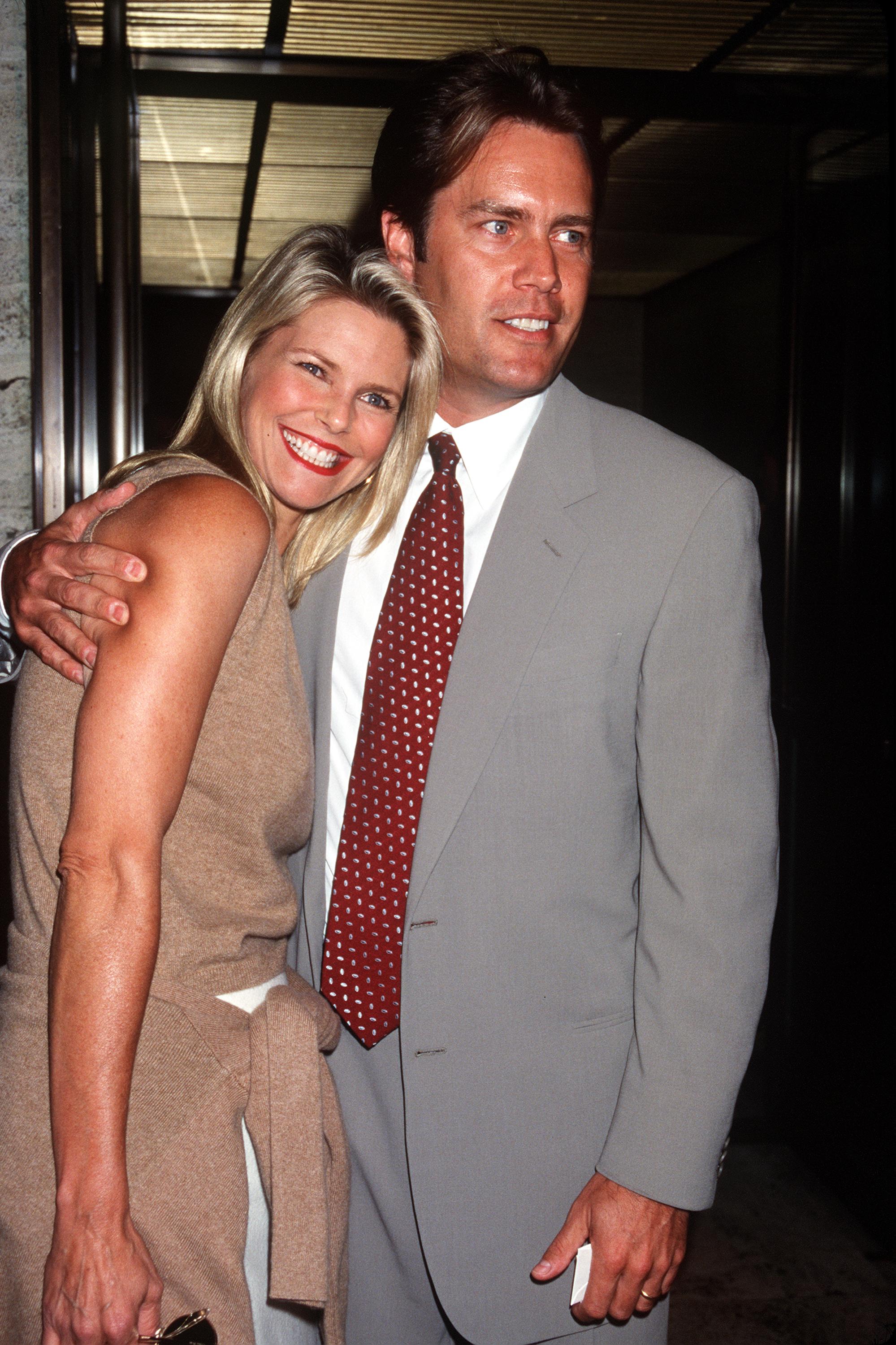 Christie Brinkley accompanies her husband, Peter Cook at a luncheon to celebrate the launch of DKNY The Men's Fragrance September 13, 2000 in New York, NY | Source: Getty Images