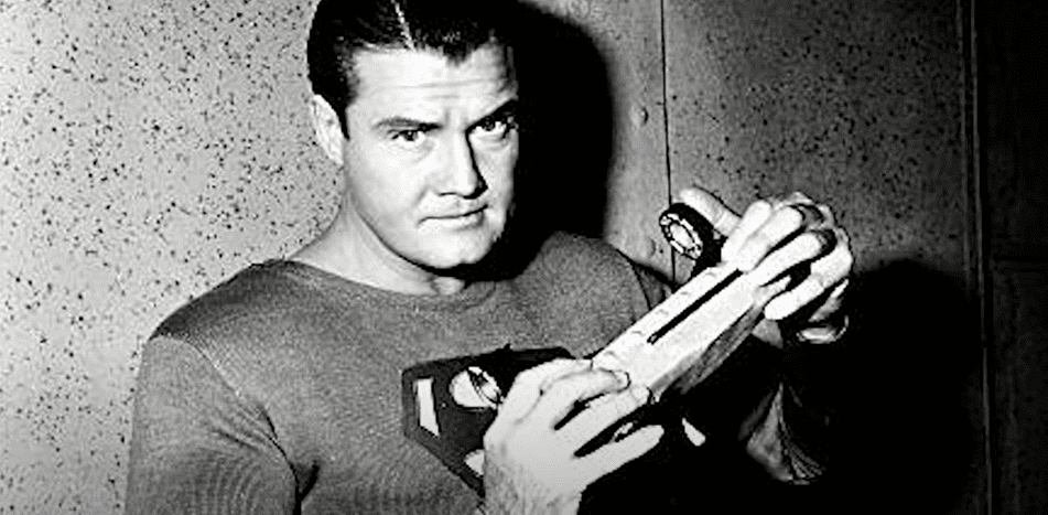 George Reeves, who once starred in the Superman" film, in a still from a mini-documentary about his life on July 16, 2021 | Photo: YouTube/Most Actor & Actress Hollywood