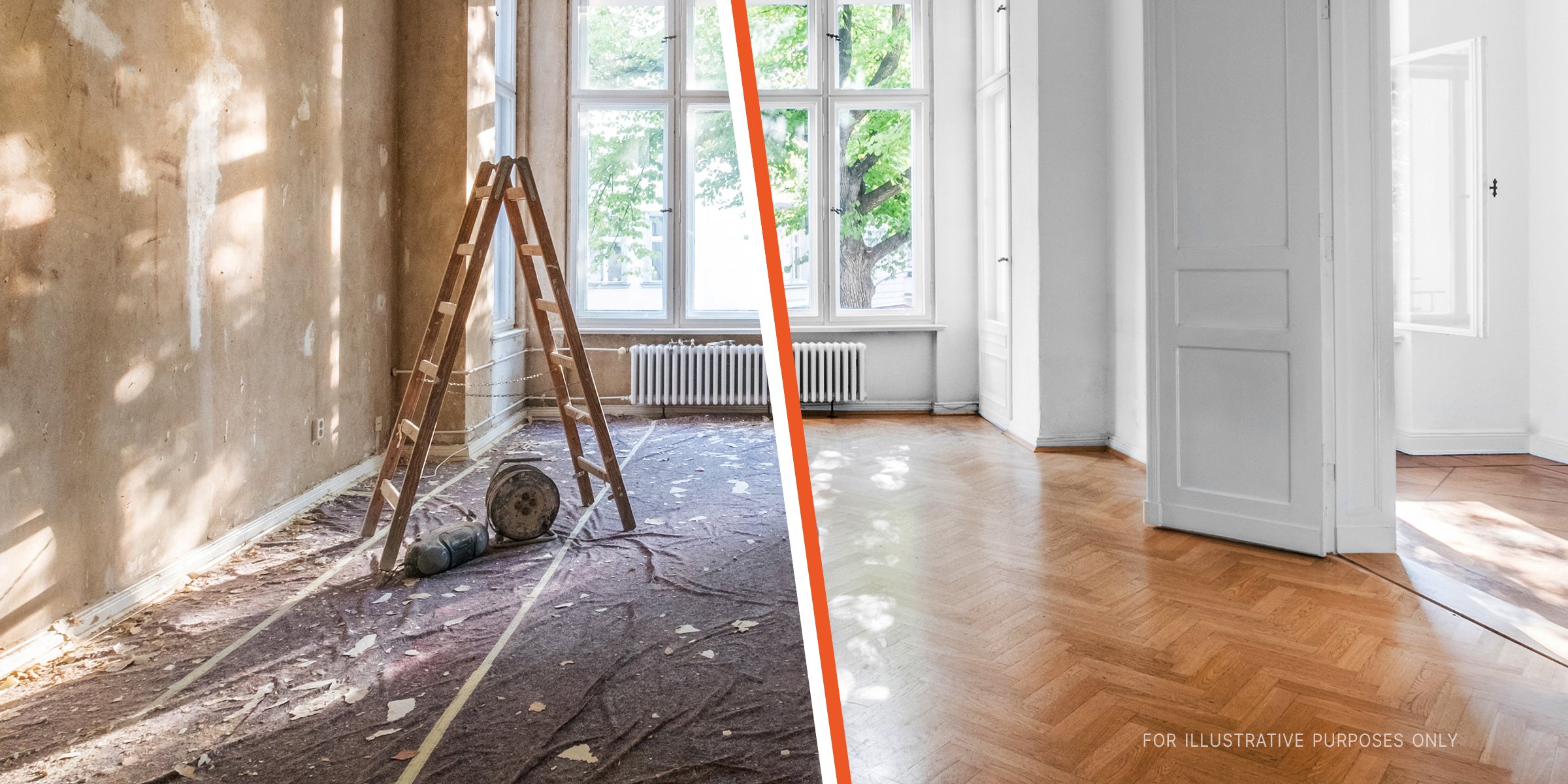 House before and after renovation | Source: Shutterstock | Getty Images
