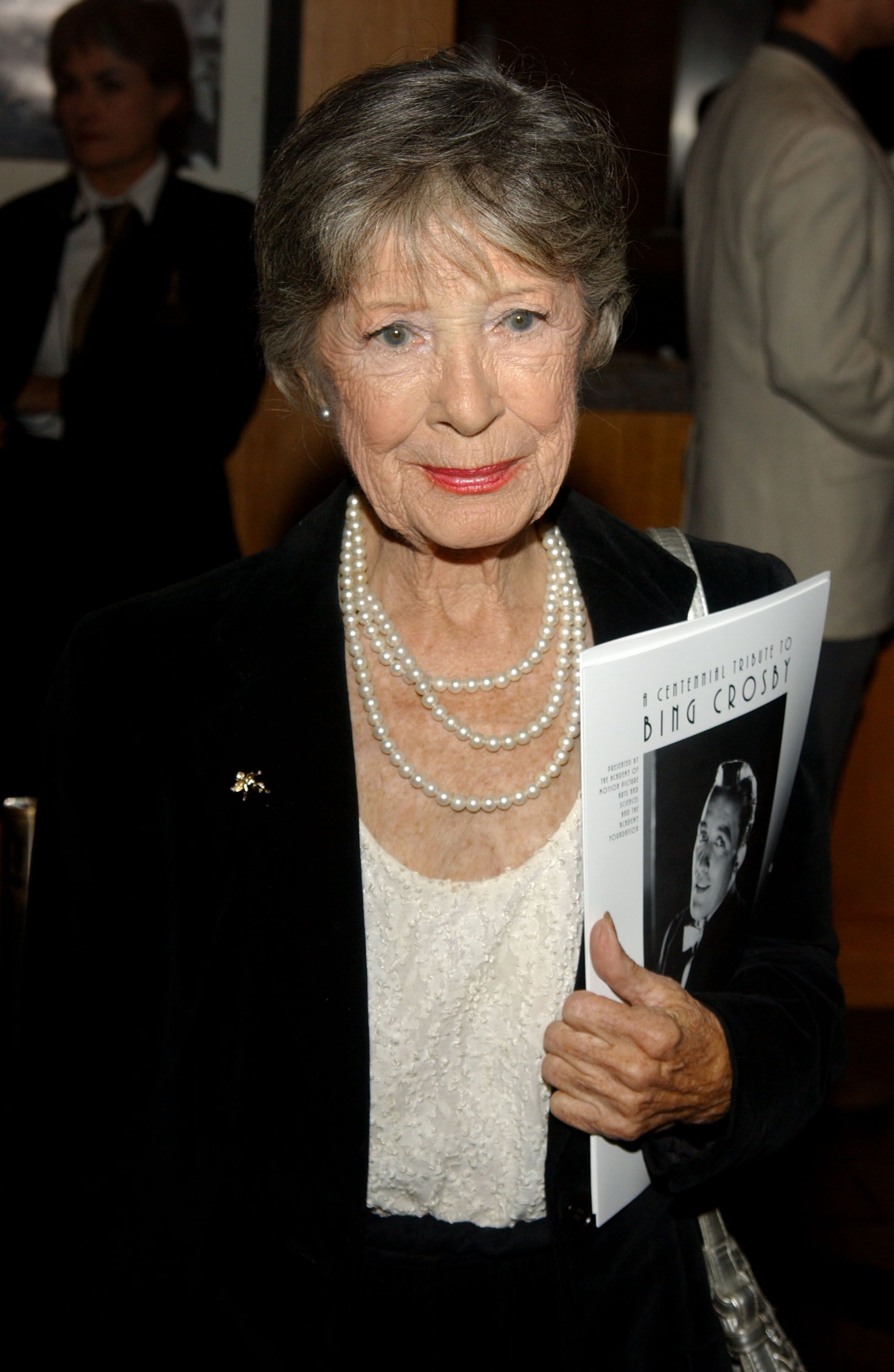 Edith Fellows at the Academy of Motion Picture Arts and Sciences' Centennial Tribute to Bing Crosby on November 21, 2003 | Photo: Getty Images