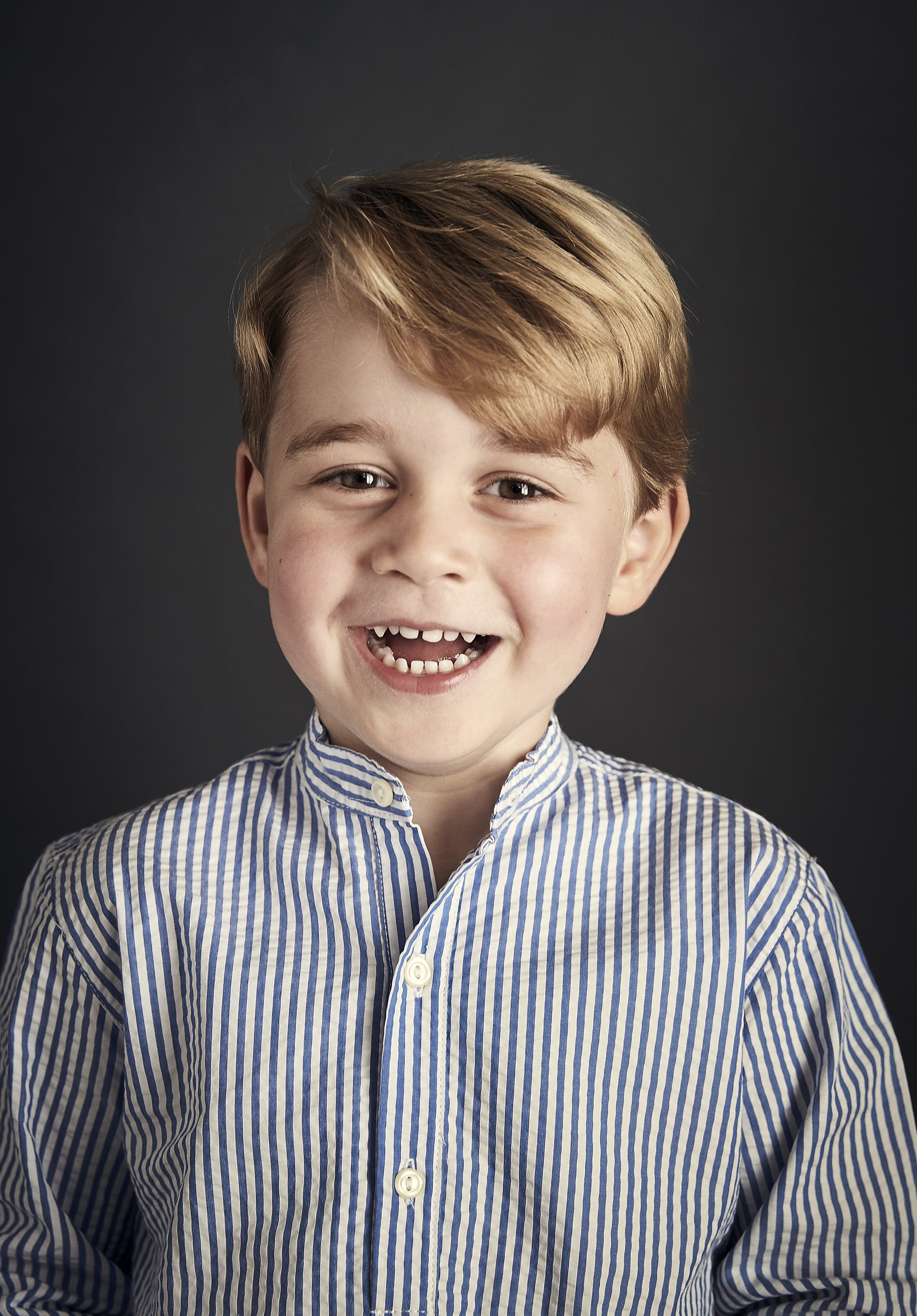 Prince George's portrait released ahead of his fourth birthday. | Source: Getty Images