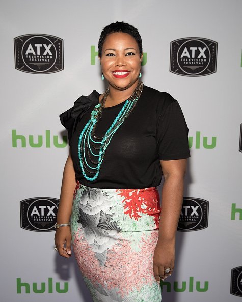 Kellie Shanygne Williams visits the Hulu Badgeholder Lounge during the ATX Television Festival on June 8, 2018 | Photo: Getty Images