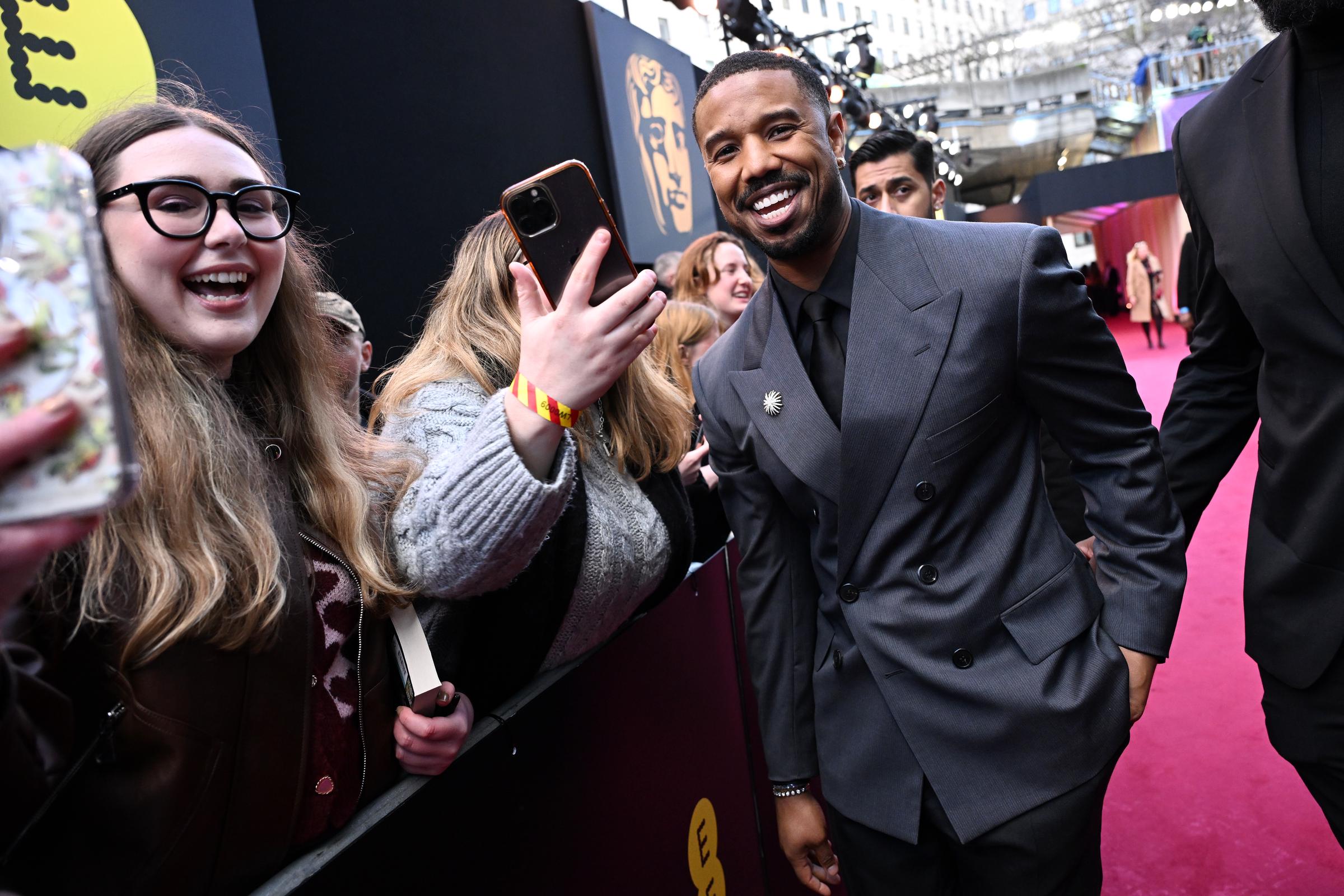 Michael B. Jordan attends the 79th BAFTA Film Awards at The Royal Festival Hall on February 22, 2026, in London, England | Source: Getty Images
