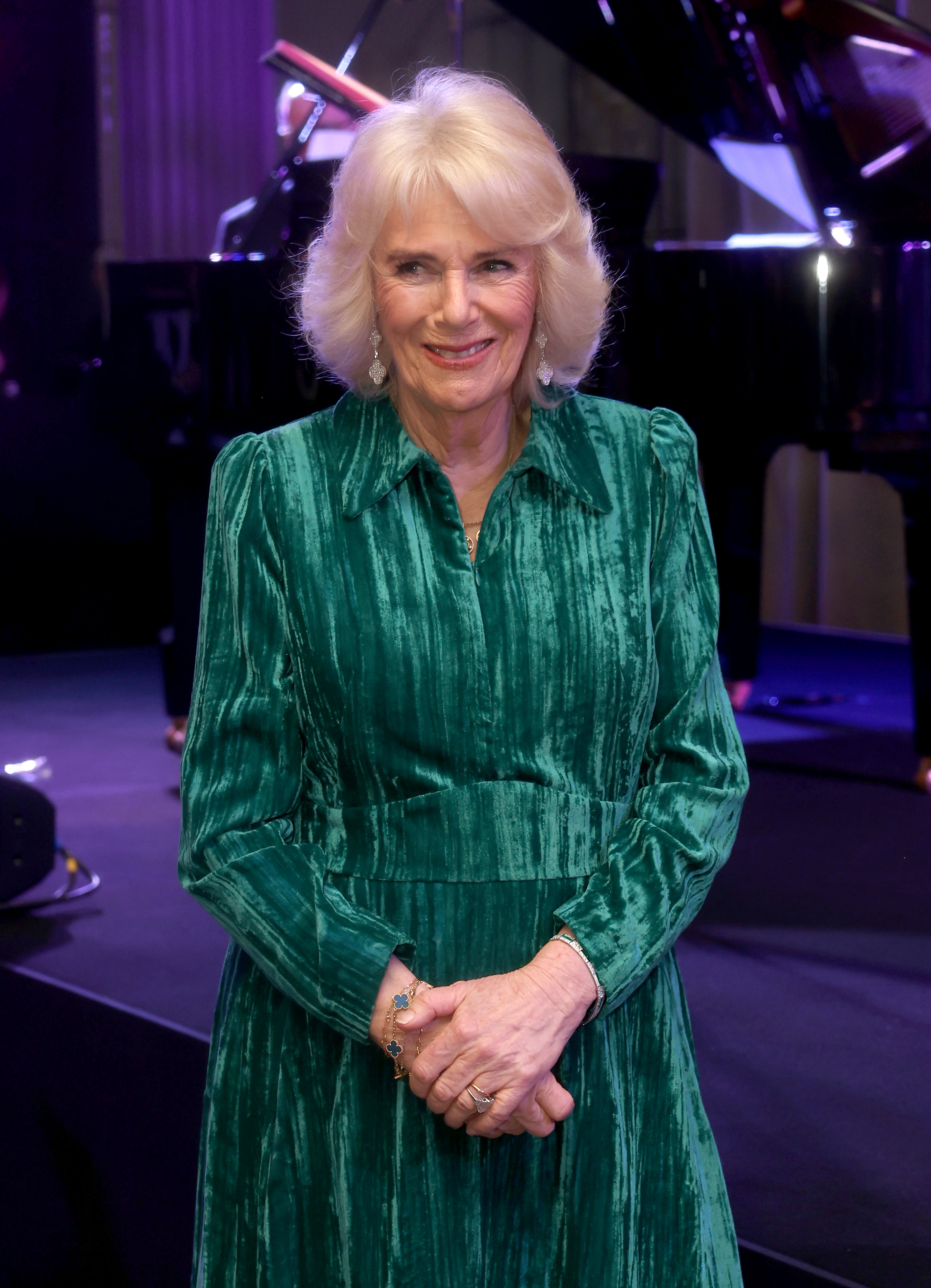 Queen Camilla at the "Celebration Of Shakespeare" in London in 2024 | Source: Getty Images