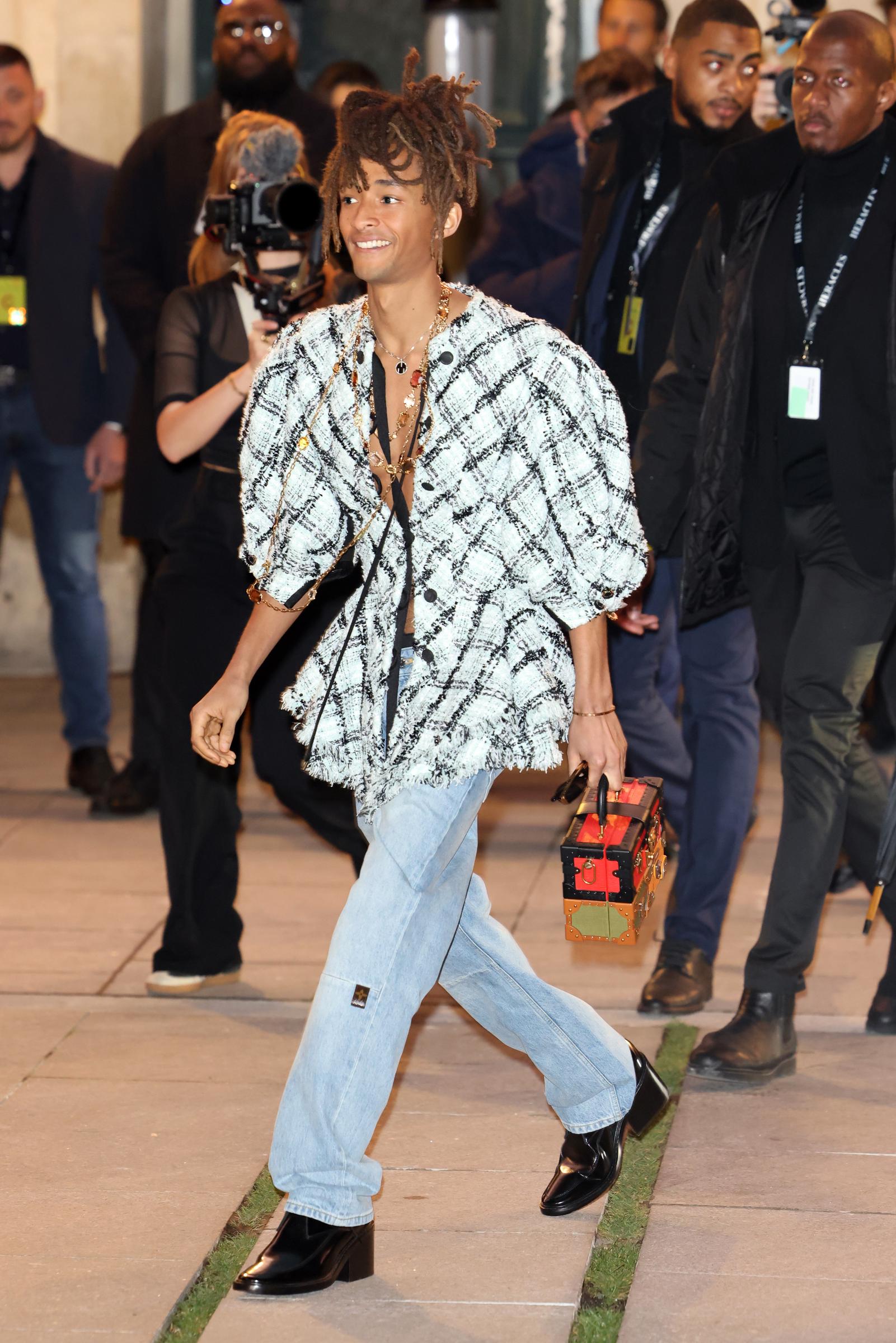 Jaden Smith at the Louis Vuitton Womenswear Fall/Winter 2025-2026 in France | Source: Getty Images