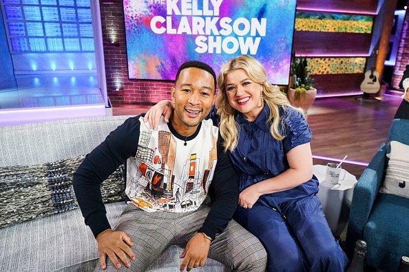 John Legend, Kelly Clarkson on the "Kelly Clarkson Show" | Photo: Getty Images