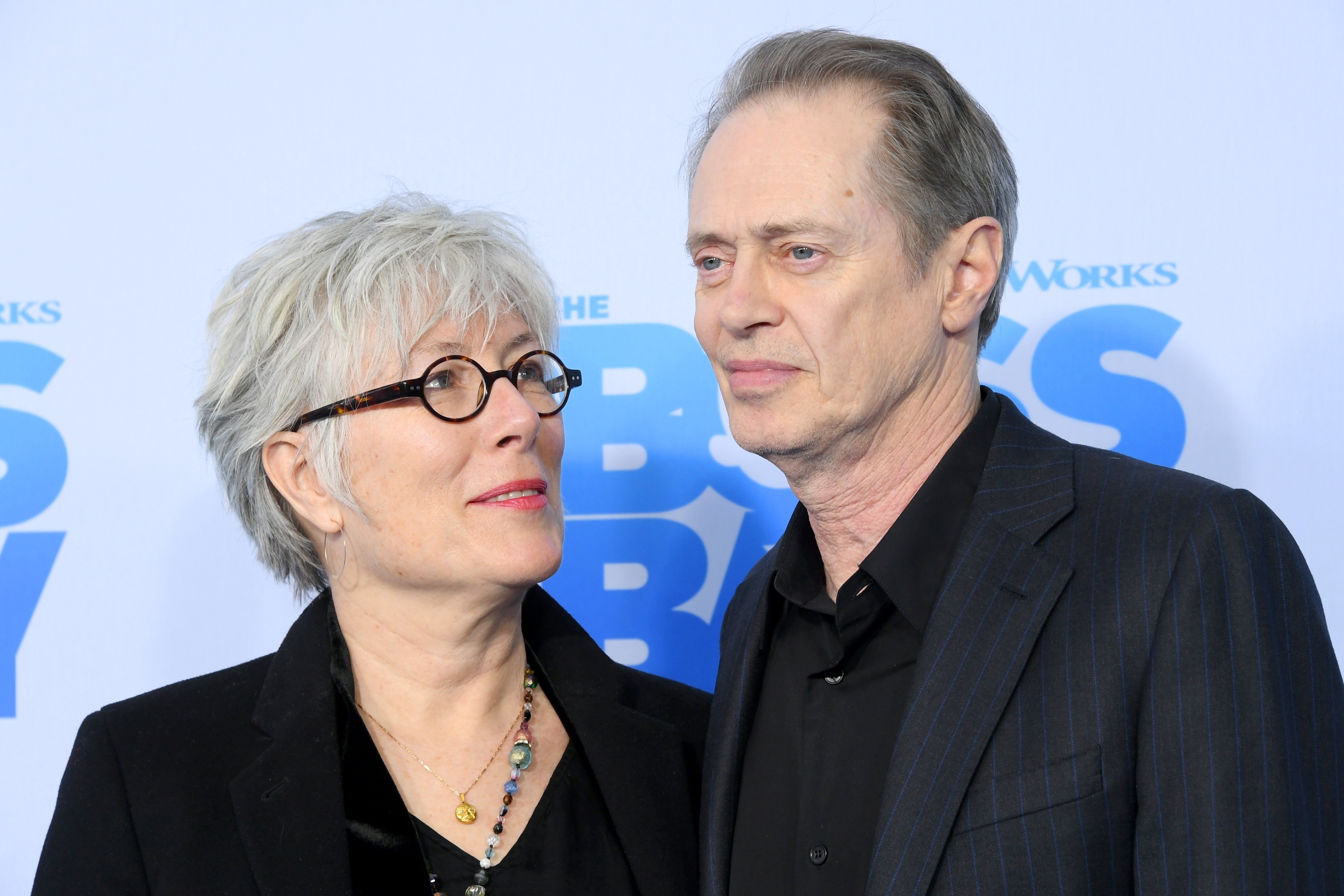 Jo Andres and Steve Buscemi attend "The Boss Baby" New York Premiere at AMC Loews Lincoln Square 13 theater on March 20, 2017 in New York City | Source: Getty Images 