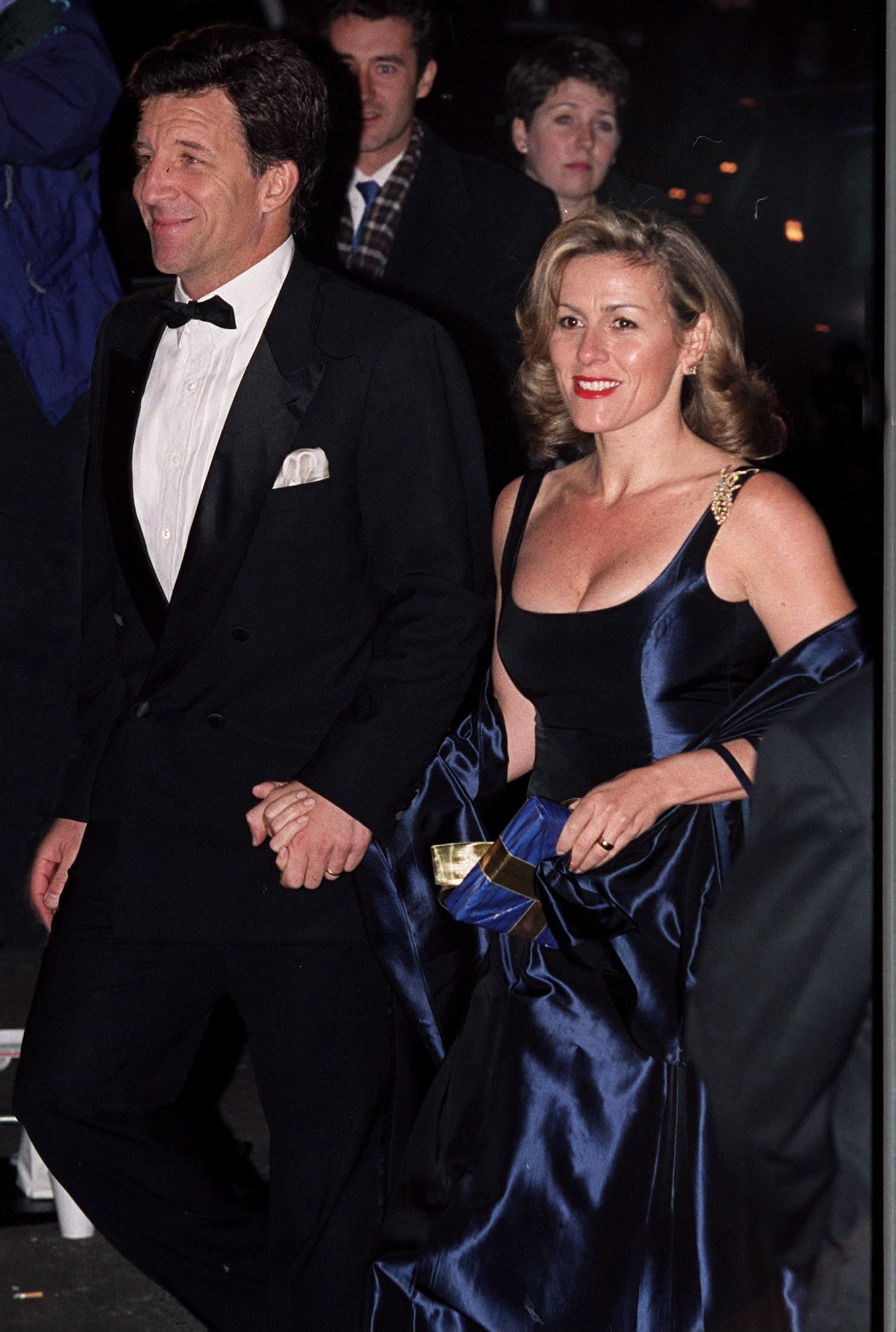 Steve Wyatt and wife Cate Magennis attend Sarah Ferguson's 40th Birthday Party At Blakes Hotel on 12 October 1999 in London, England. | Source: Getty Images