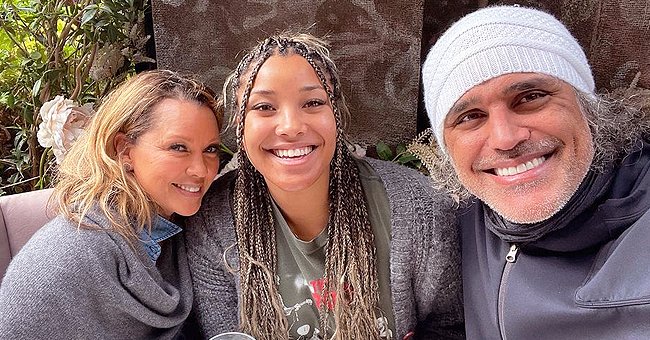 Vanessa Williams & Rick Fox's Daughter Sasha Holds Rose in Teeth Posing in Ripped Jeans & Chic